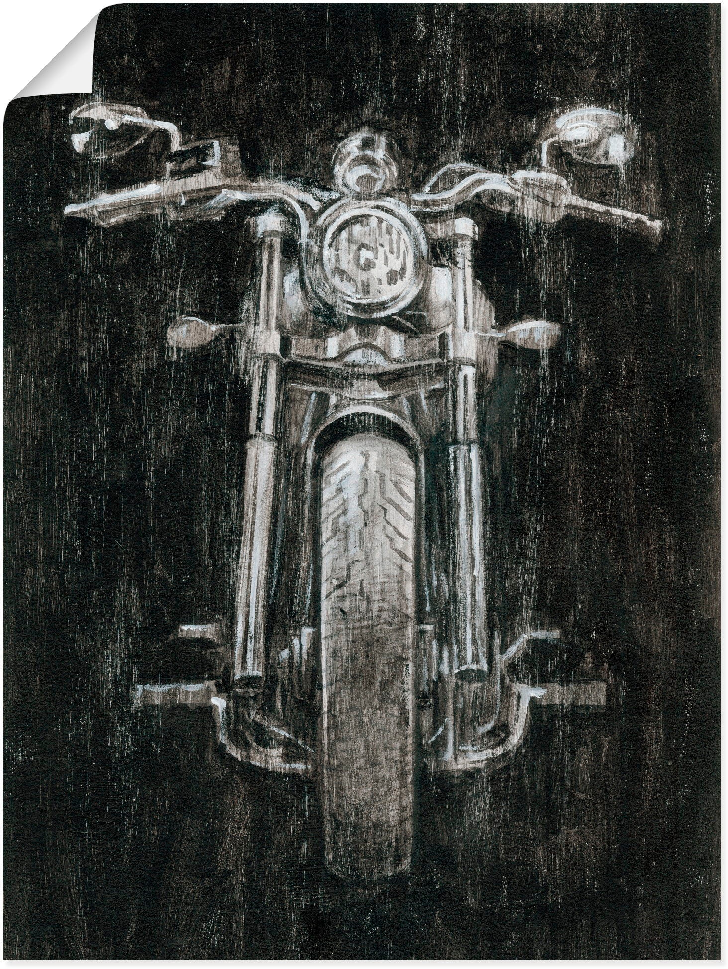 Artland Wandbild »Eisernes Pferd I«, Motorräder & Roller, (1 St.), als Poster, Wandaufkleber in verschied. Größen