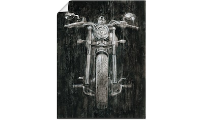 Wandbild »Eisernes Pferd I«, Motorräder & Roller, (1 St.)