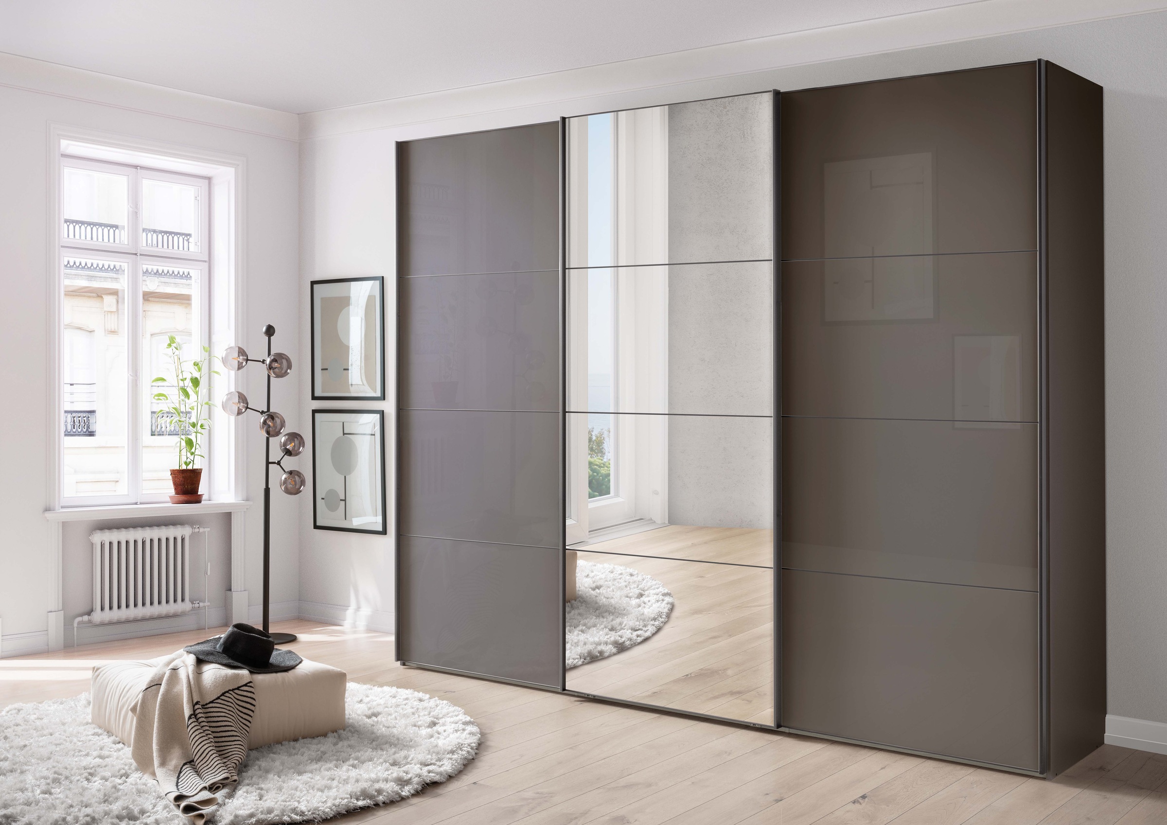 WIEMANN Schwebetürenschrank "Phoenix, Made in Germany, modernes Design, Hig günstig online kaufen