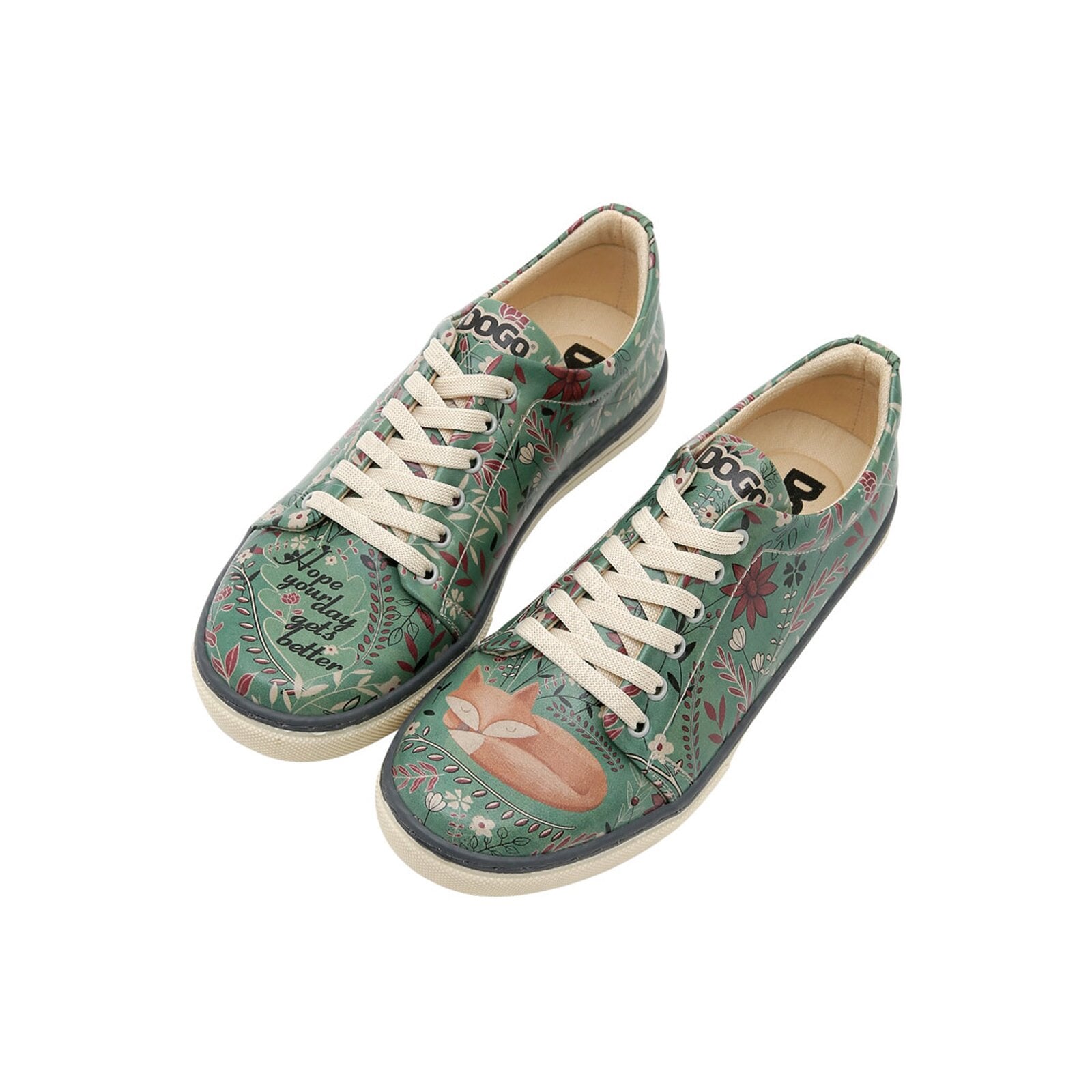 DOGO "Classic Schnürsneaker Spirit Animal Damen Sneaker" Handgefertigt