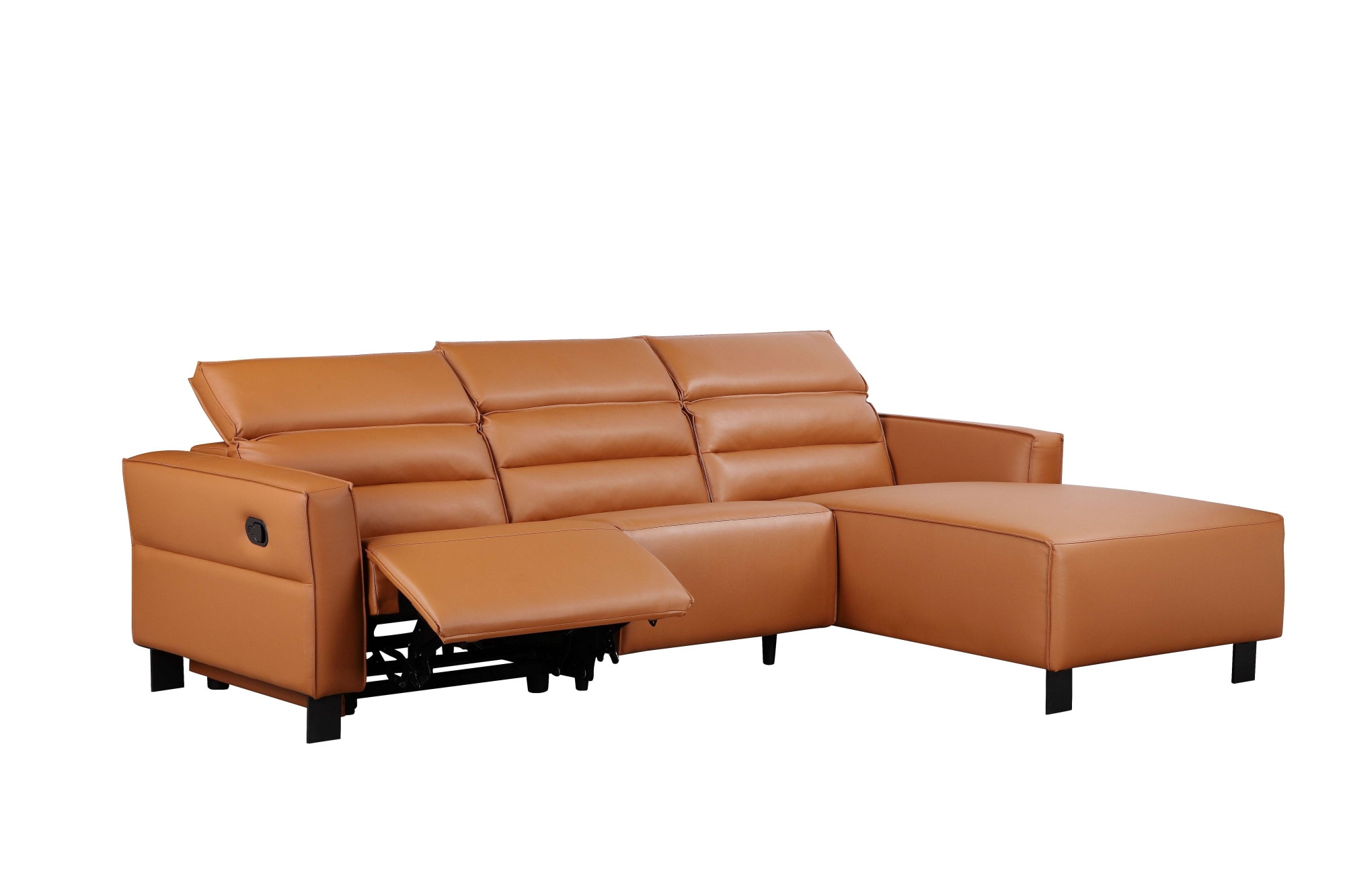 Places of Style Ecksofa »Carpari, L-Form, 263 cm, manuelle o. elektrische Relaxfunktion,«, USB A/C und Kopfteilverstellung