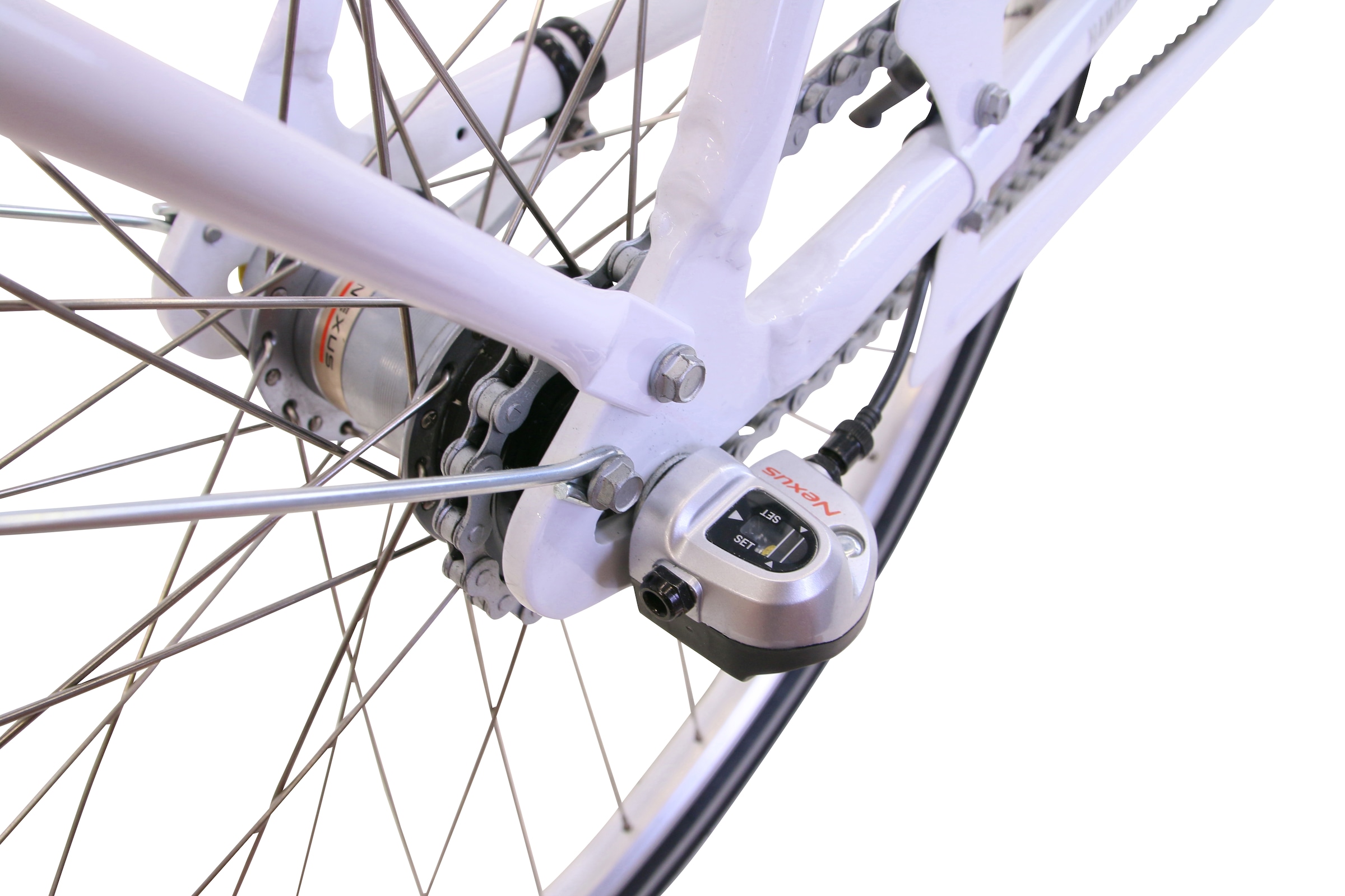 HAWK Bikes Cityrad »HAWK City Classic Joy White«, 3 Gang, Shimano, Nexus Schaltwerk