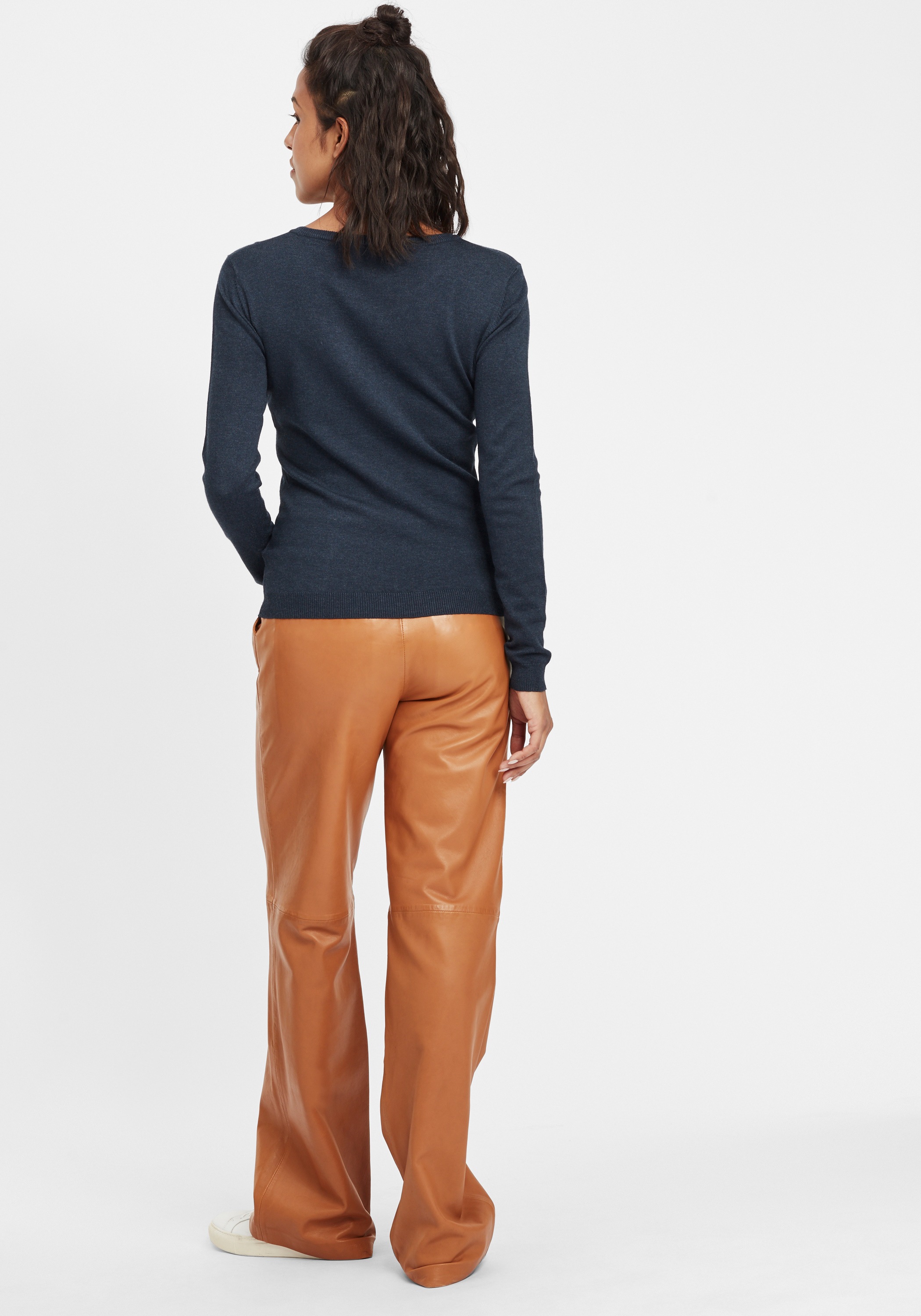 OXMO Strickfleece-Pullover »Strickpullover OXEdda«
