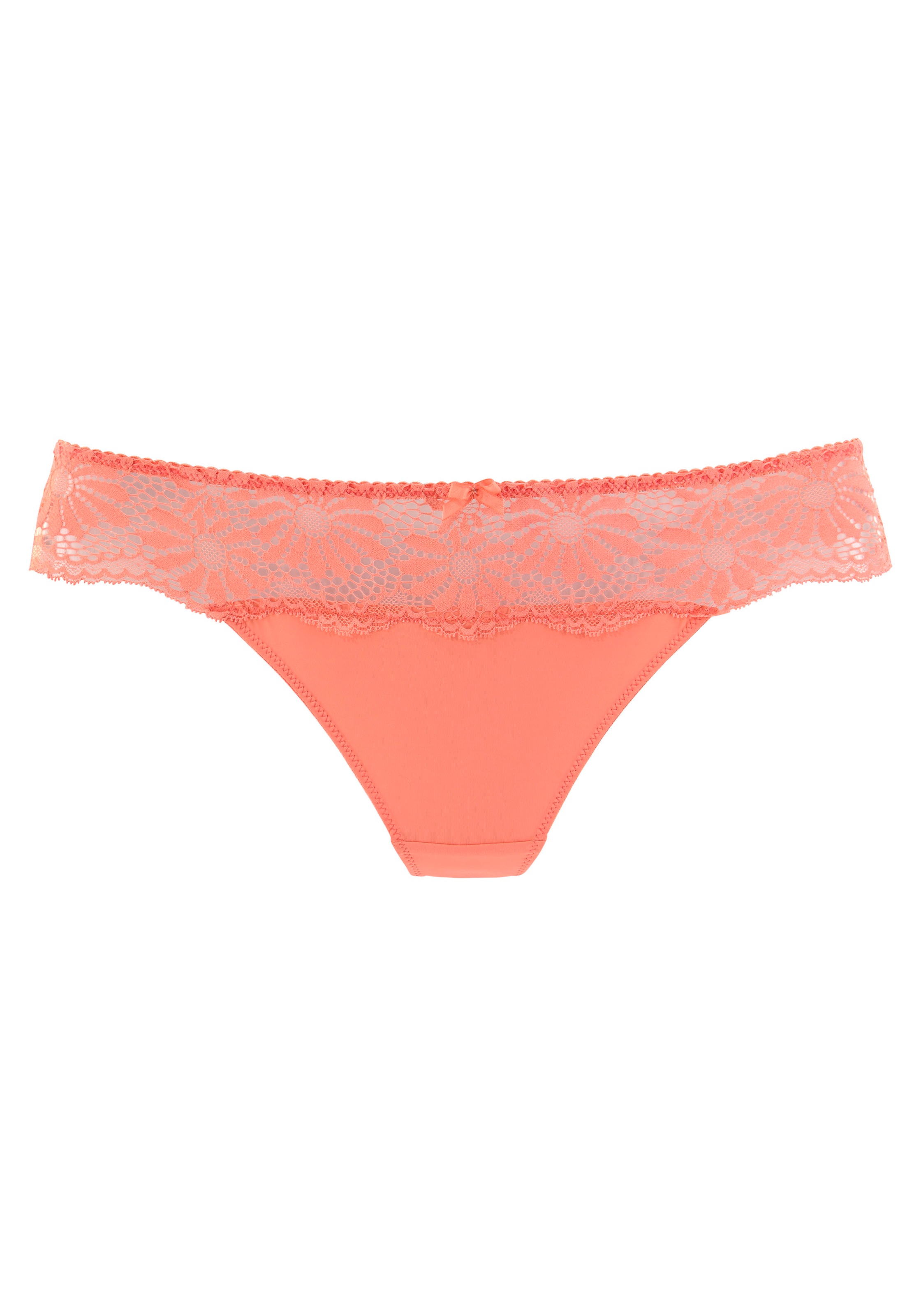 LASCANA String, mit blumiger Spitze
