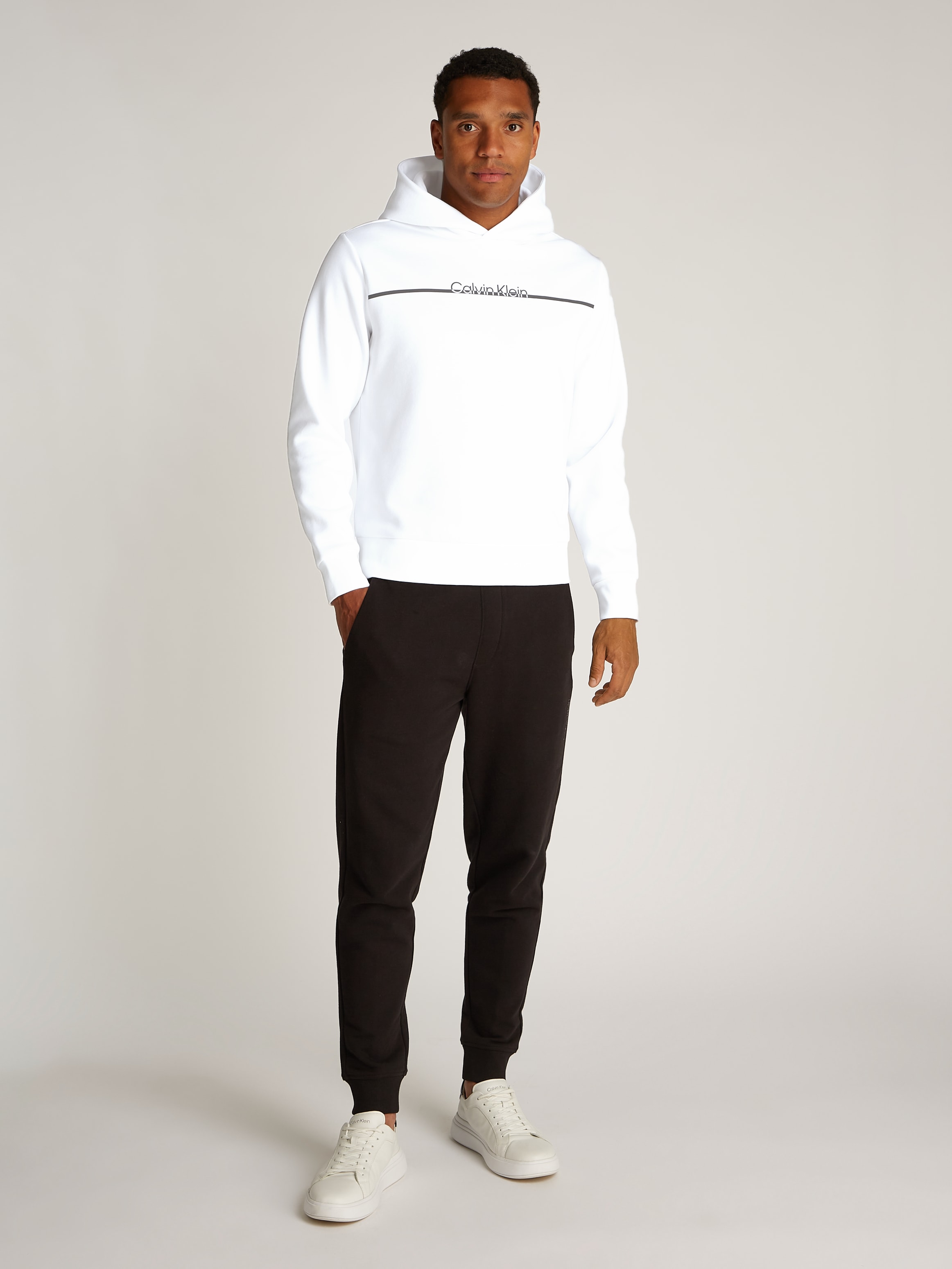 Calvin Klein Sweatshirt »SPLIT LINE LOGO HOODIE«, mit Logoprint