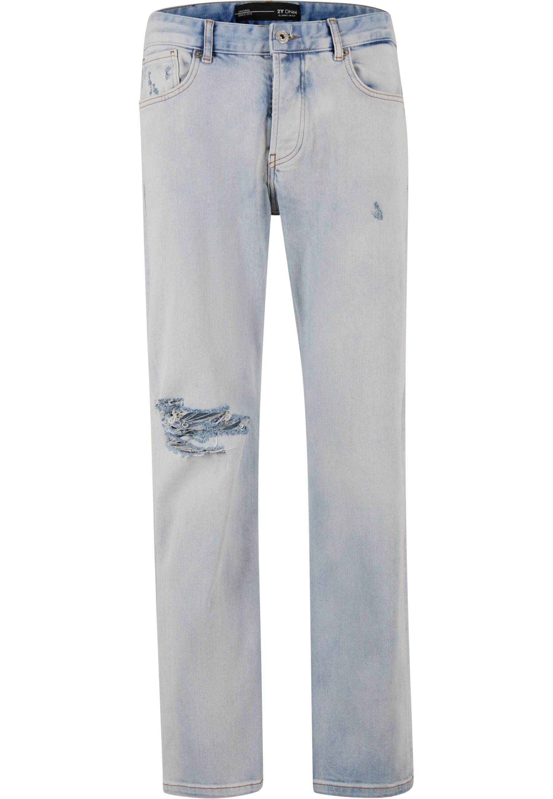 2Y Studios Bequeme Jeans "2Y Studios Herren 2Y Destroyed Baggy Jeans" 1 Stk günstig online kaufen