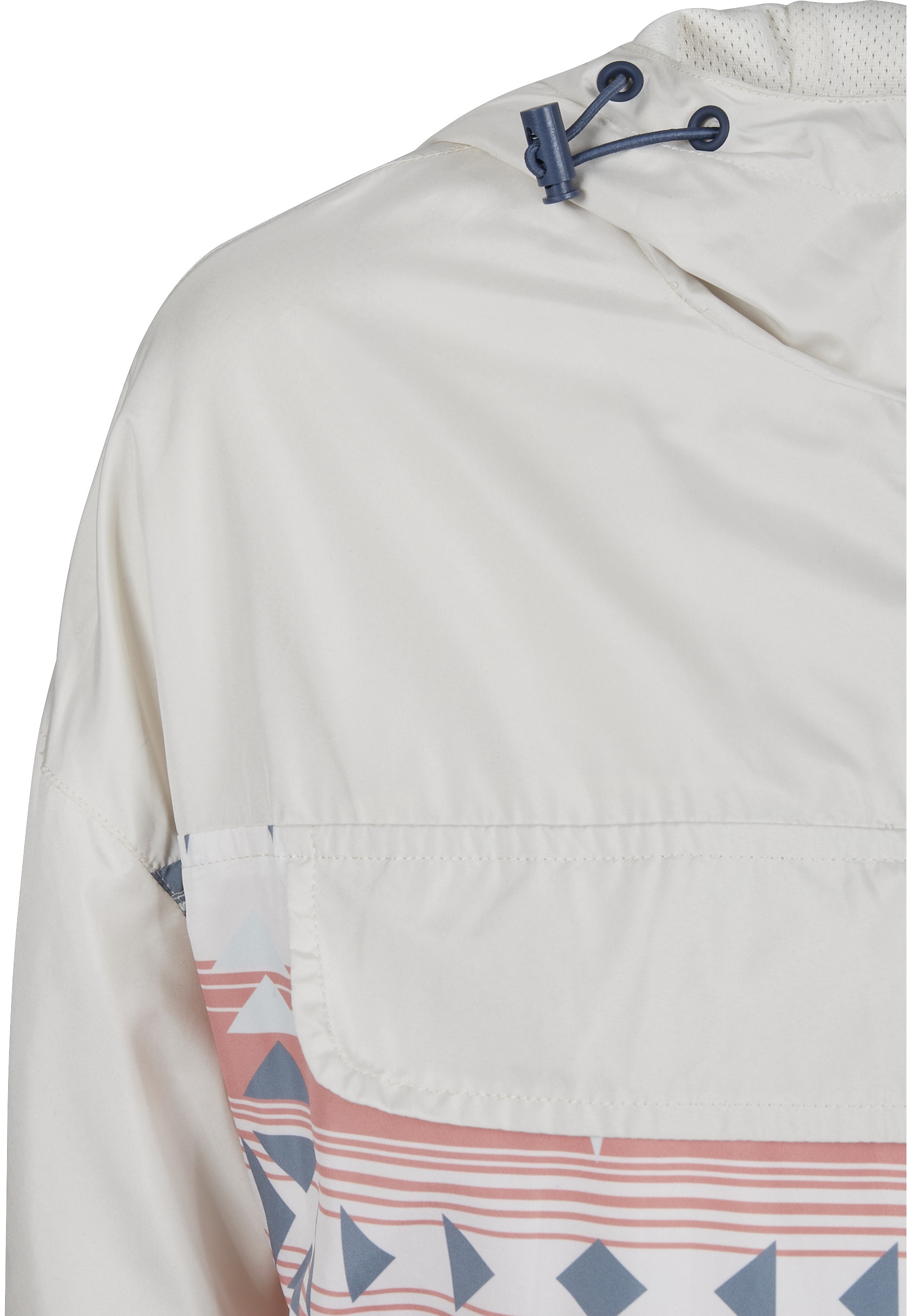 URBAN CLASSICS Langmantel »Urban Classics Damen Ladies Extended Shoulder Pull Over Jacket«