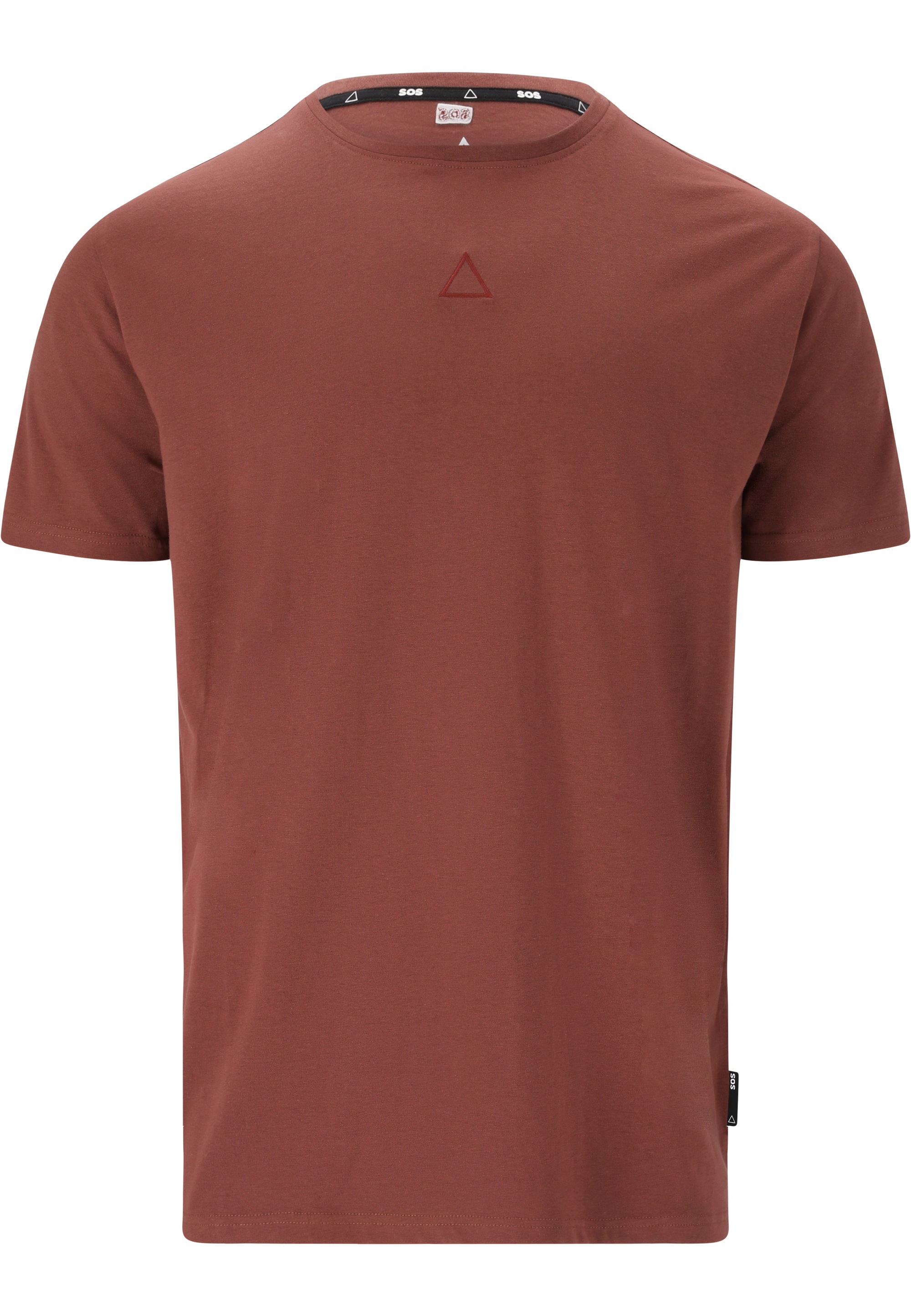 SOS T-Shirt »Kobla«, (1 tlg.), mit aufgesticktem Markenlogo auf der Front