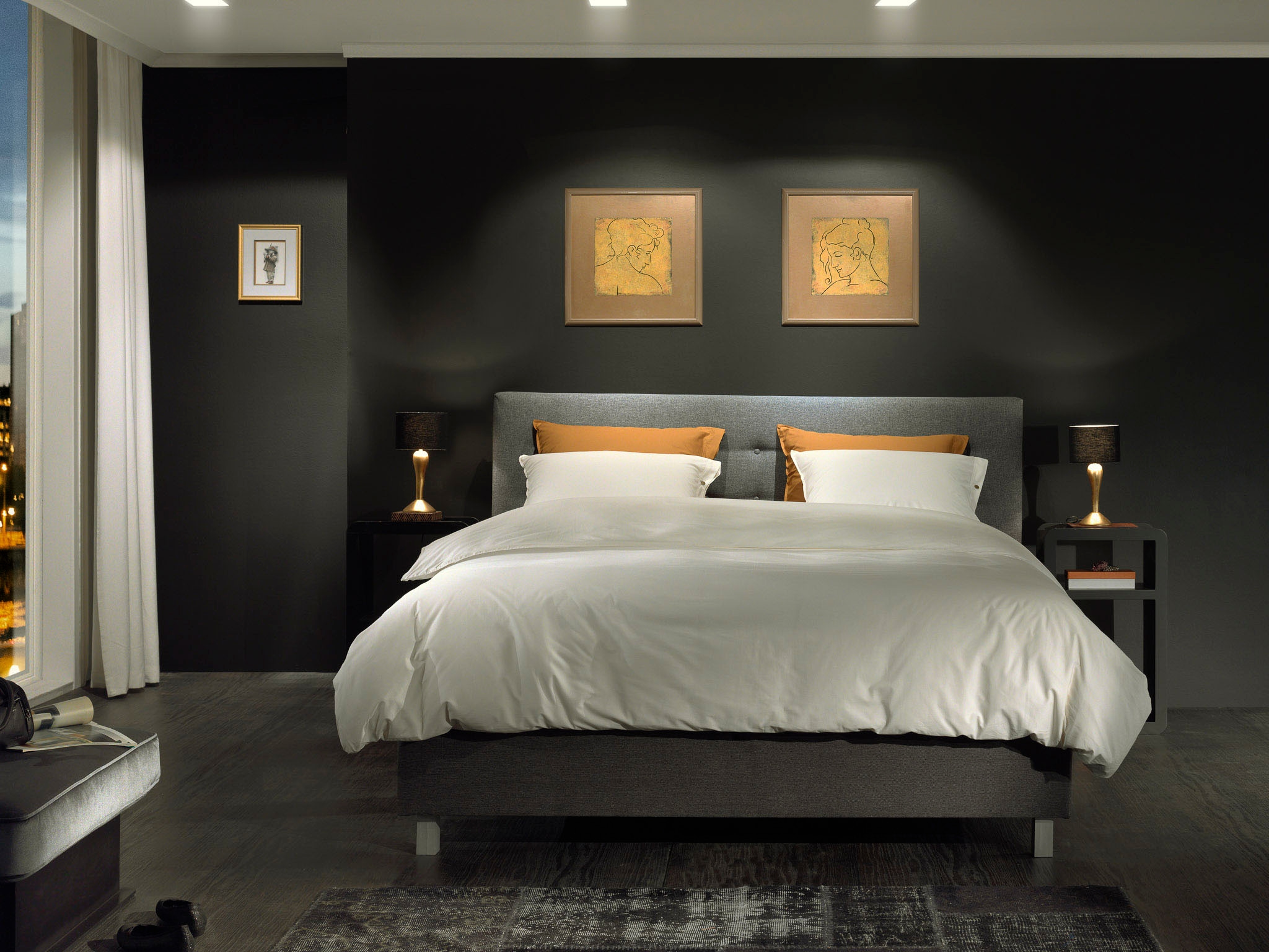 YELLOW Bettwäsche "Percale" 2 Stk. tlg. Uni Design, 100% Baumwolle ab 135x2 günstig online kaufen