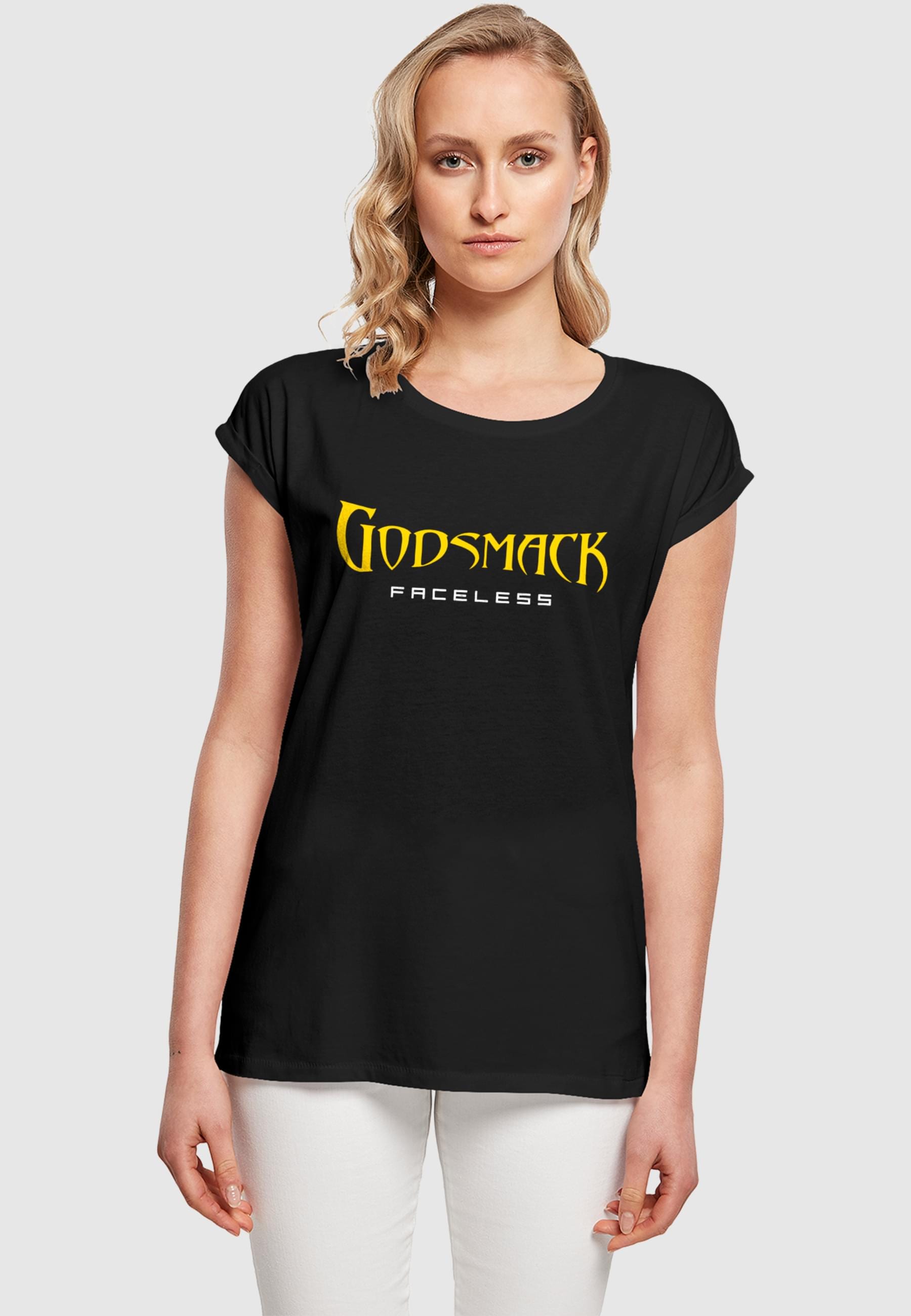 Merchcode T-Shirt »Merchcode Ladies Godsmack - Faceless T-Shirt«, (1 tlg.)