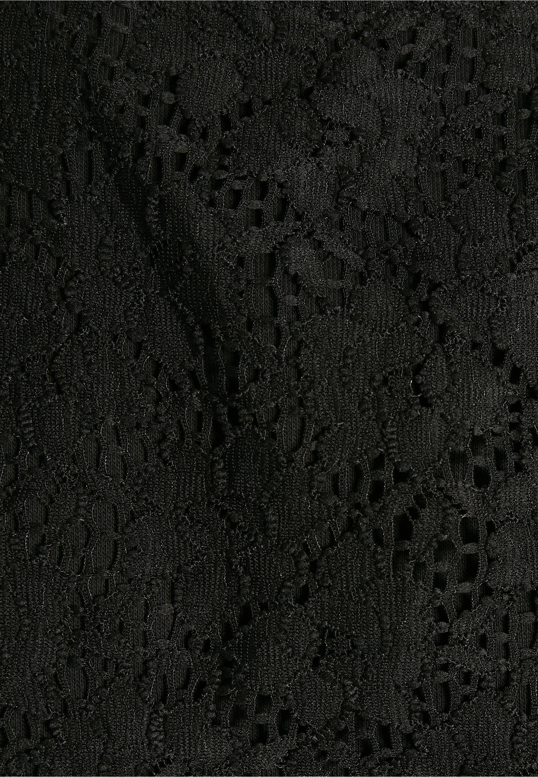 URBAN CLASSICS Sweater »Urban Classics Damen Ladies Short Oversized Lace Inset Crew«, 1 Stk.
