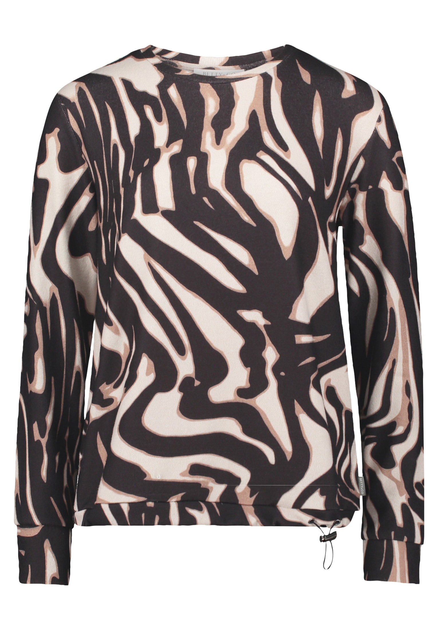 Betty&Co Sweatshirt »Damen mit Tunnelzug«
