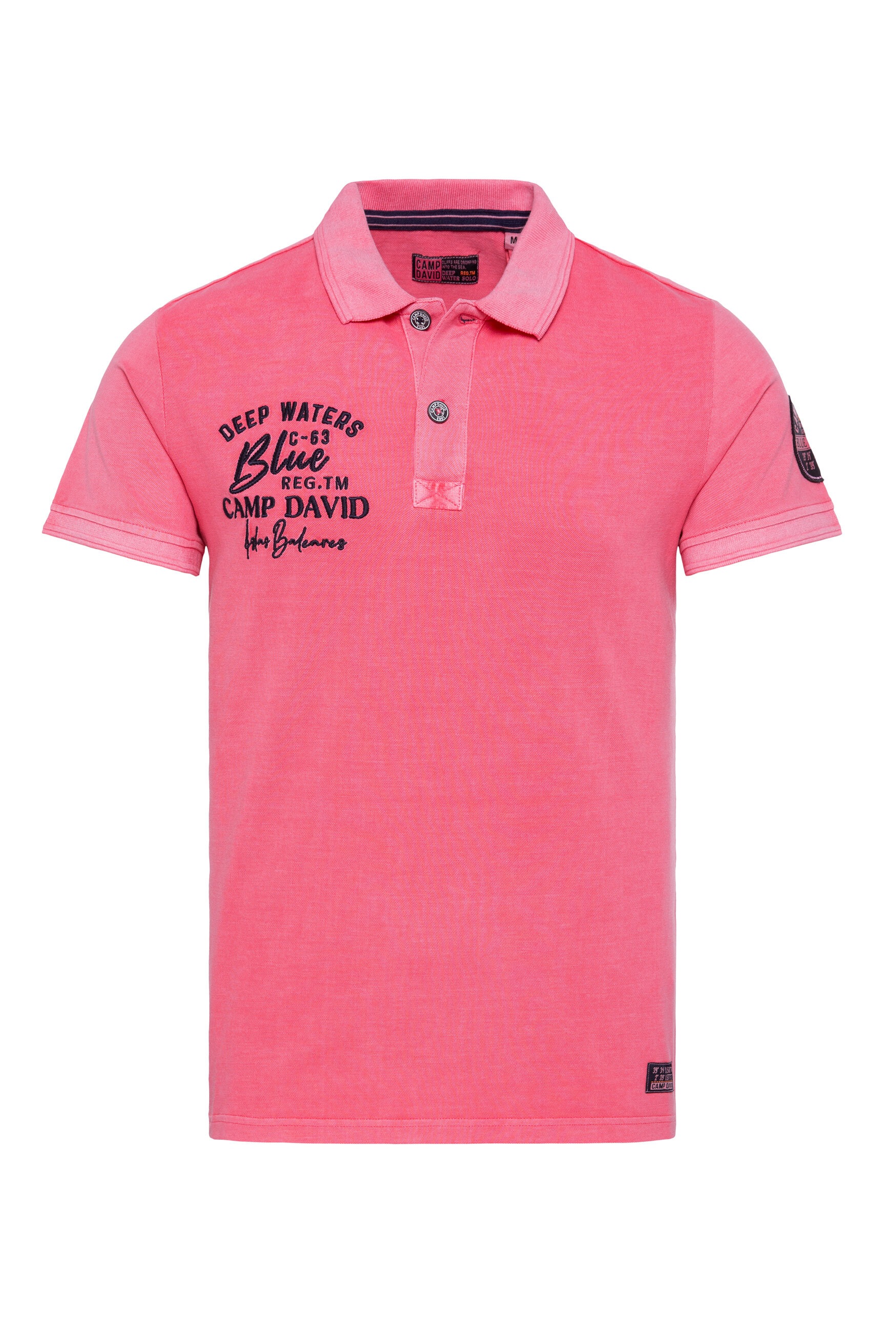 CAMP DAVID Poloshirt, aus Baumwolle