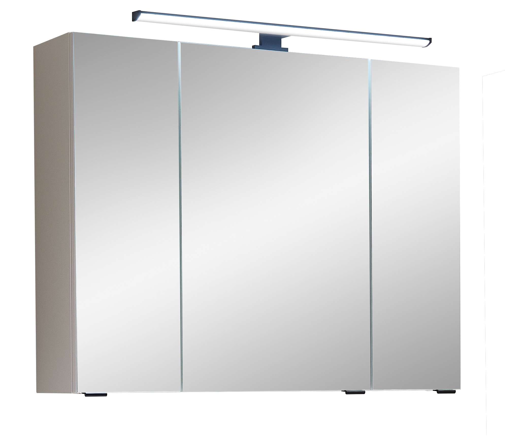 Saphir Badezimmerspiegelschrank "Quickset 500, 3 Türen, 80cm breit, LED-Auf günstig online kaufen