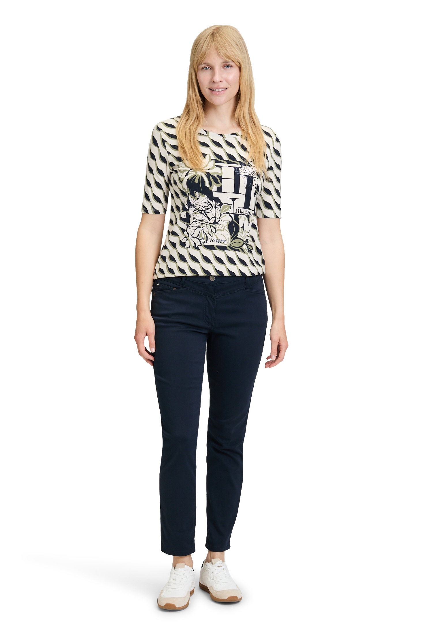 Betty Barclay Kurzarmshirt »Betty Barclay Basic Shirt mit Print«, (1 tlg.)