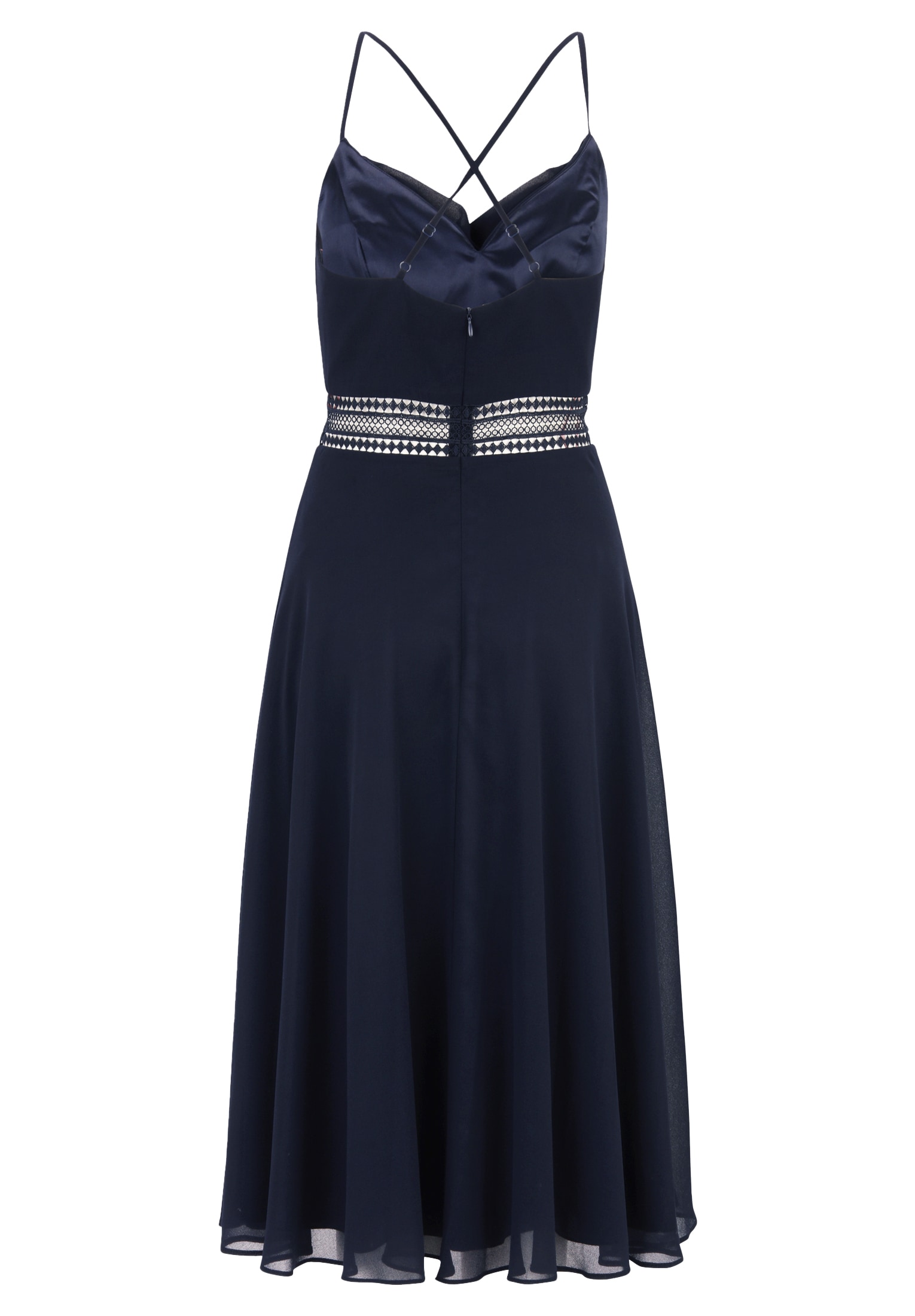 Vera Mont Cocktailkleid »Vera Mont Cocktailkleid mit Wasserfallausschnitt«, Stickerei