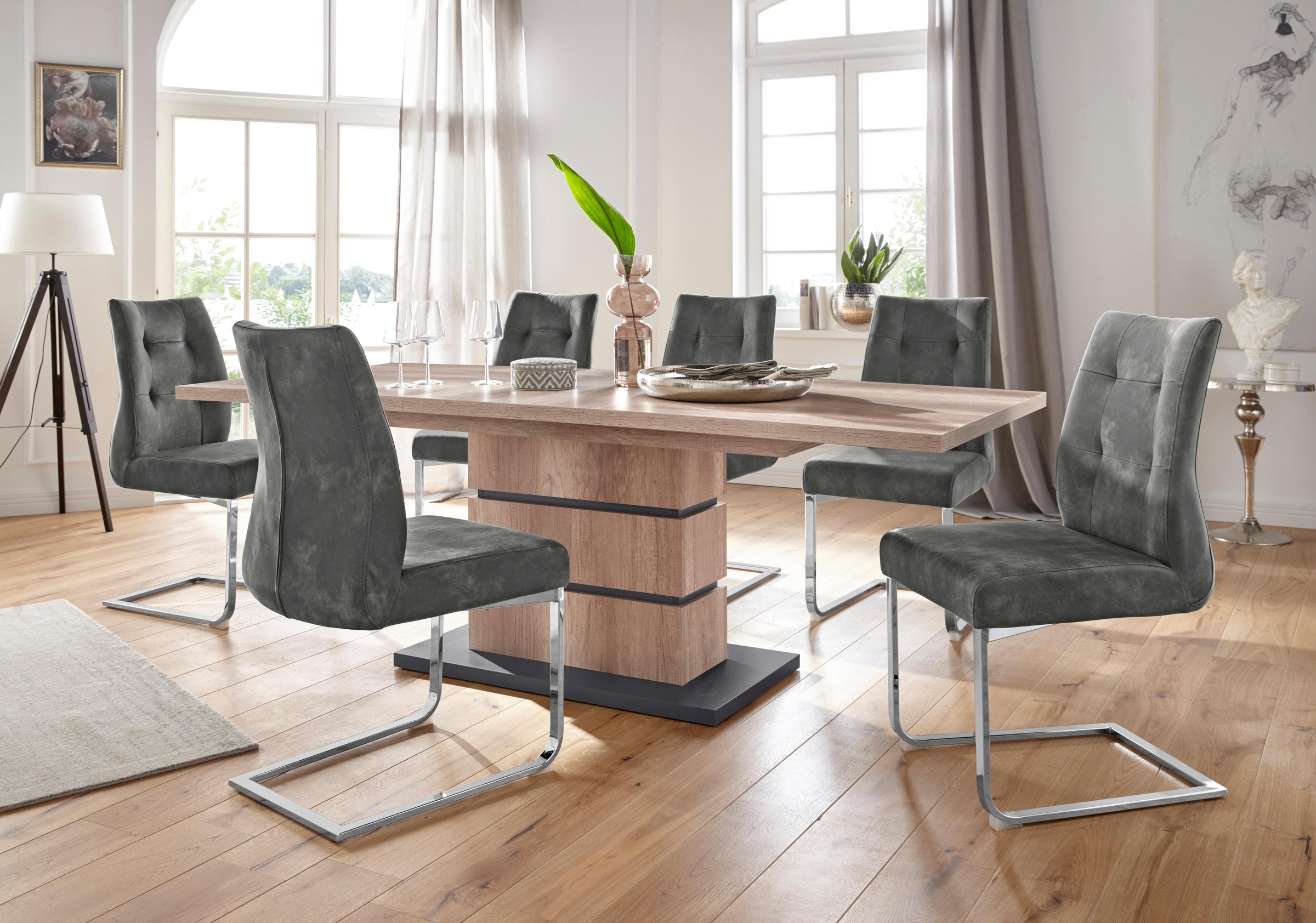 Homexperts Essgruppe »Bonnie«, Breite 140 cm mit 4 Stühlen kaufen
