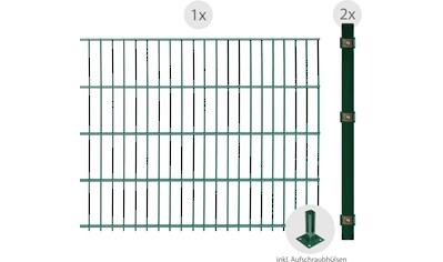 Doppelstabmattenzaun »ESSENTIAL 83 zum Aufschrauben«