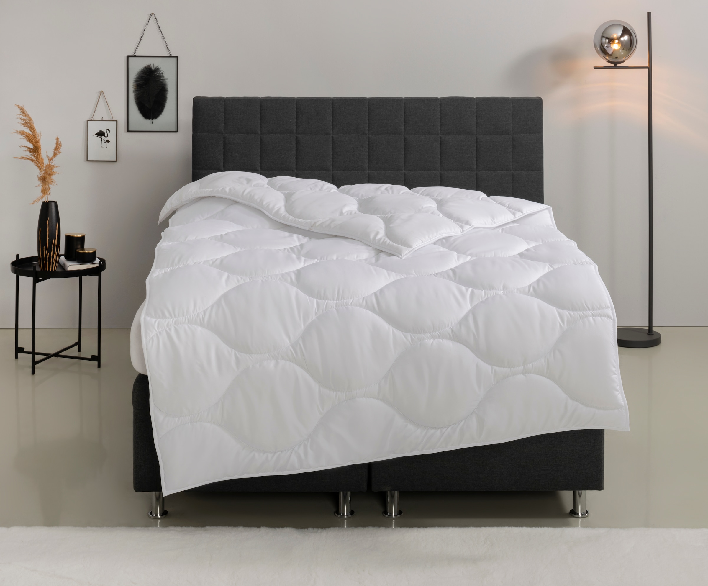 Home affaire Microfaserbettdecke "Angly, Bettdecke 135x200 cm und 155x220 c günstig online kaufen