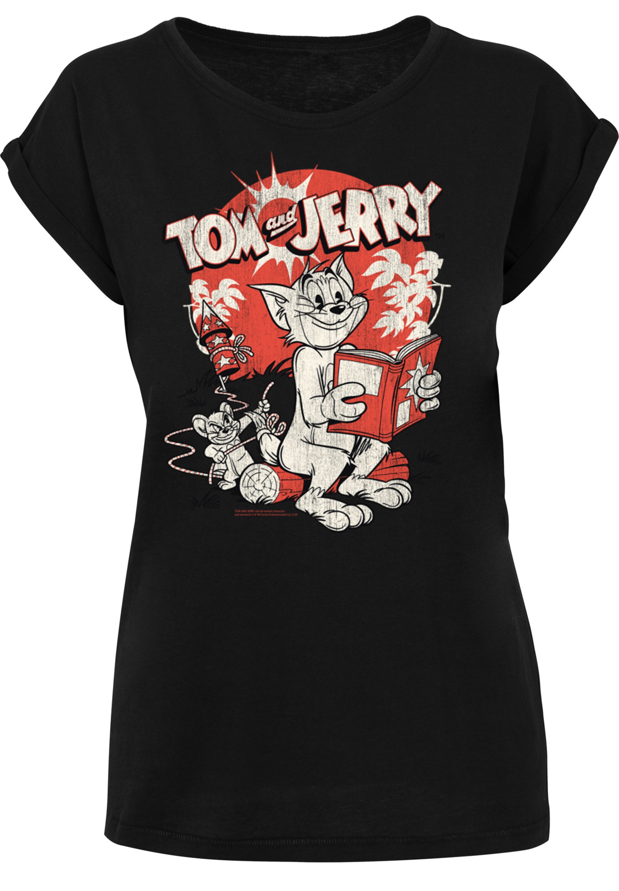 F4NT4STIC T-Shirt »Tom and Jerry TV Serie Rocket Prank«, Print