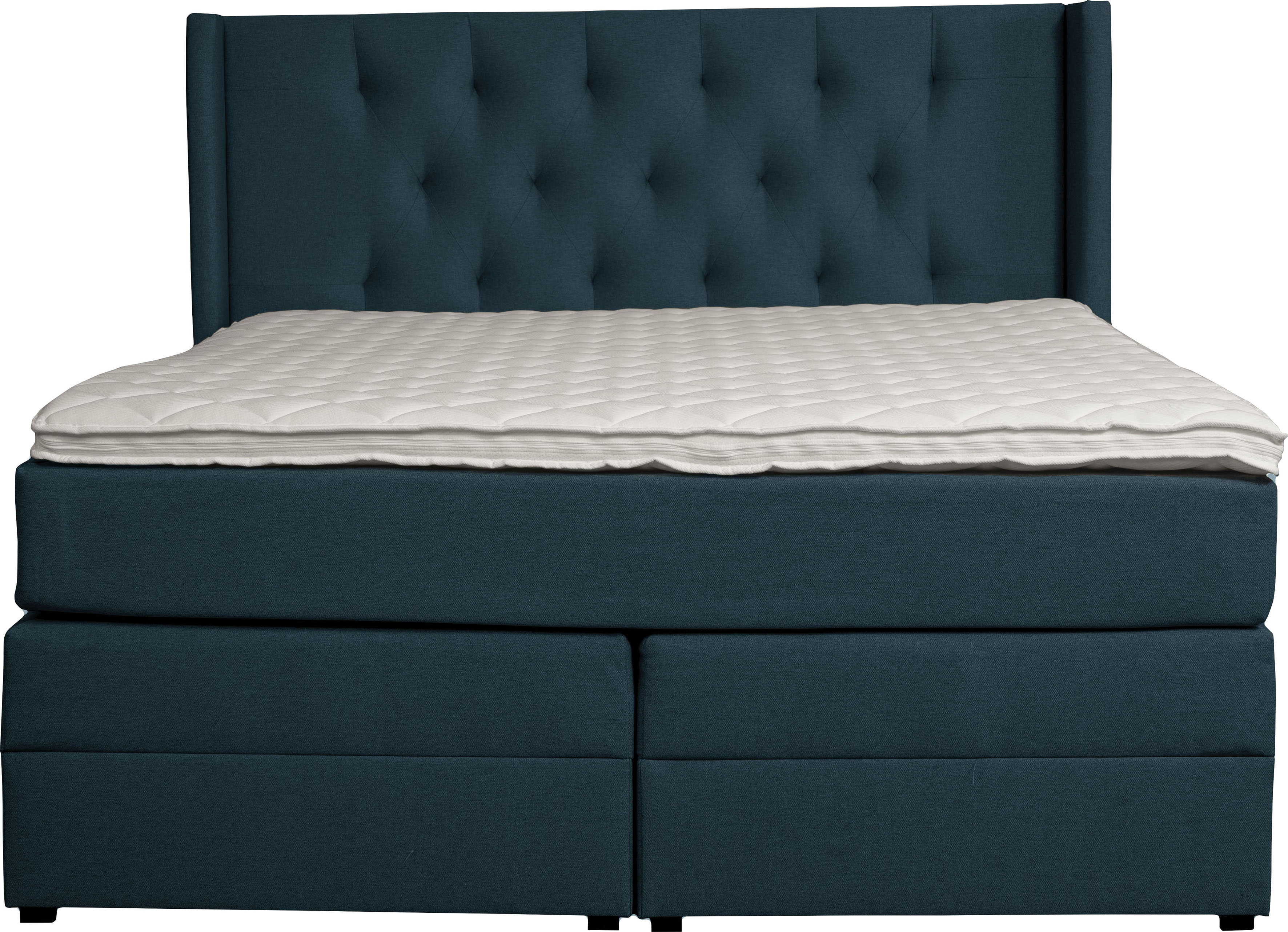 Thumbnail - PLACES OF STYLE Boxspringbett "Elegance" mit schöner Knopfheftung, in den Härtegraden H2 & H3, inkl. Schubladen