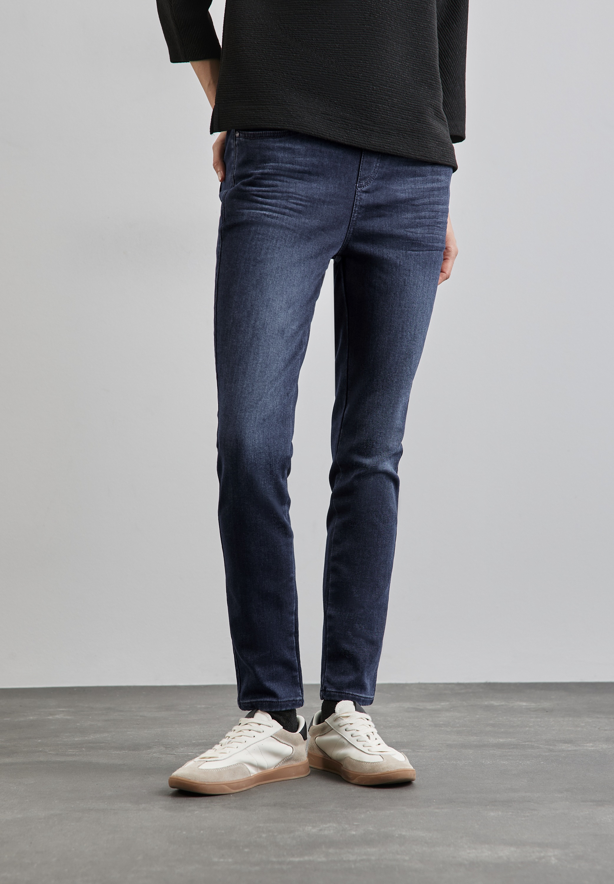 STREET ONE Skinny-fit-Jeans, aus Baumwolle mit Stretchanteil