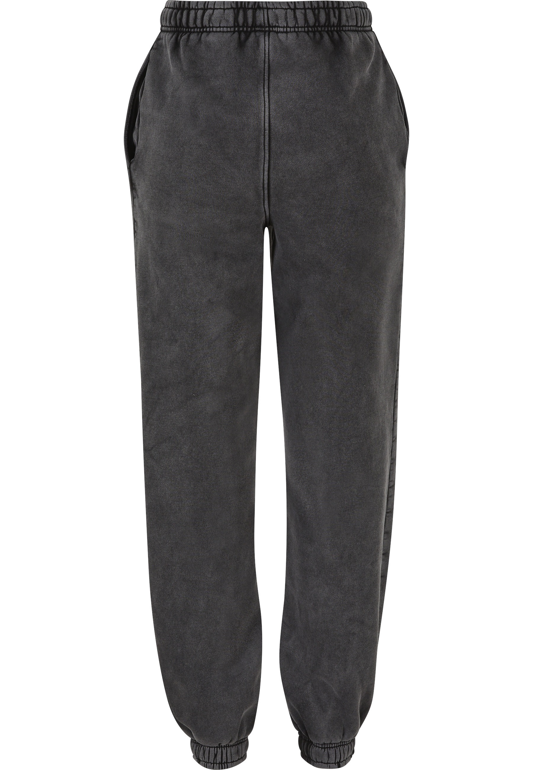 URBAN CLASSICS Sweathose »Urban Classics Damen Ladies High Waist Stone Washed Sweat Pants«