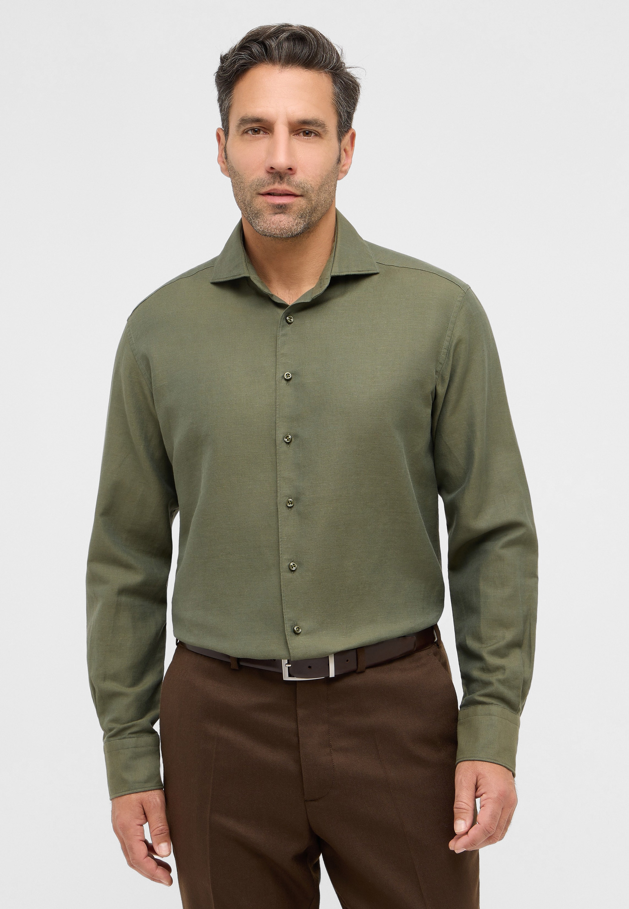 Eterna Langarmhemd "MODERN FIT", EASY IRON (bügelleicht) günstig online kaufen