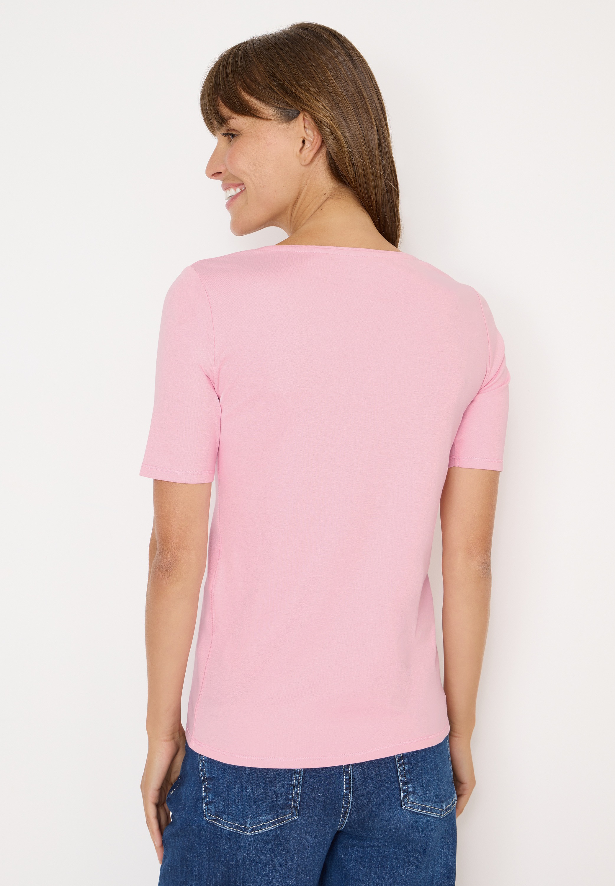 Cecil T-Shirt in Unifarbe günstig online kaufen