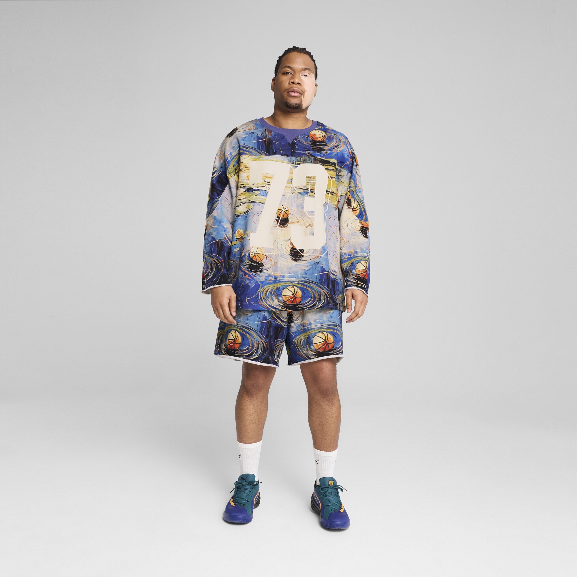 PUMA Sweatshirt »Dylan Exhibit Hockey-Inspired Basketballsweater Herren«