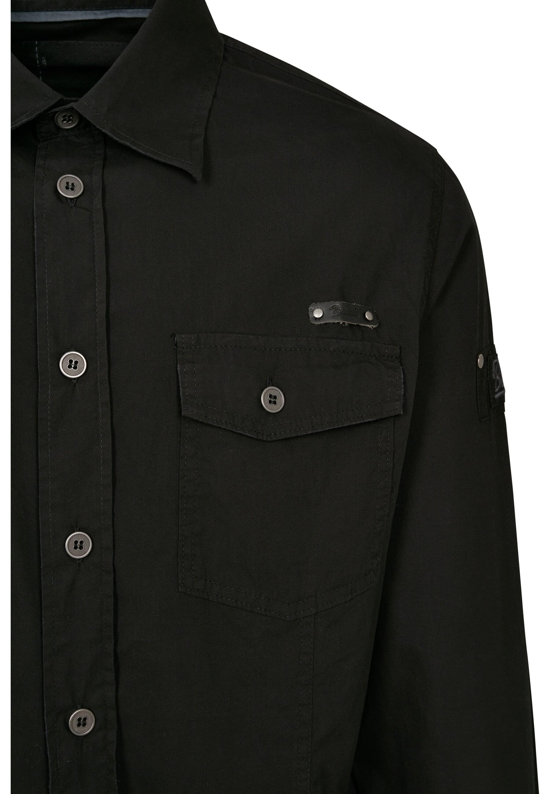 Brandit Langarmhemd »Brandit Herren Slim Worker Shirt«, (1 tlg.)