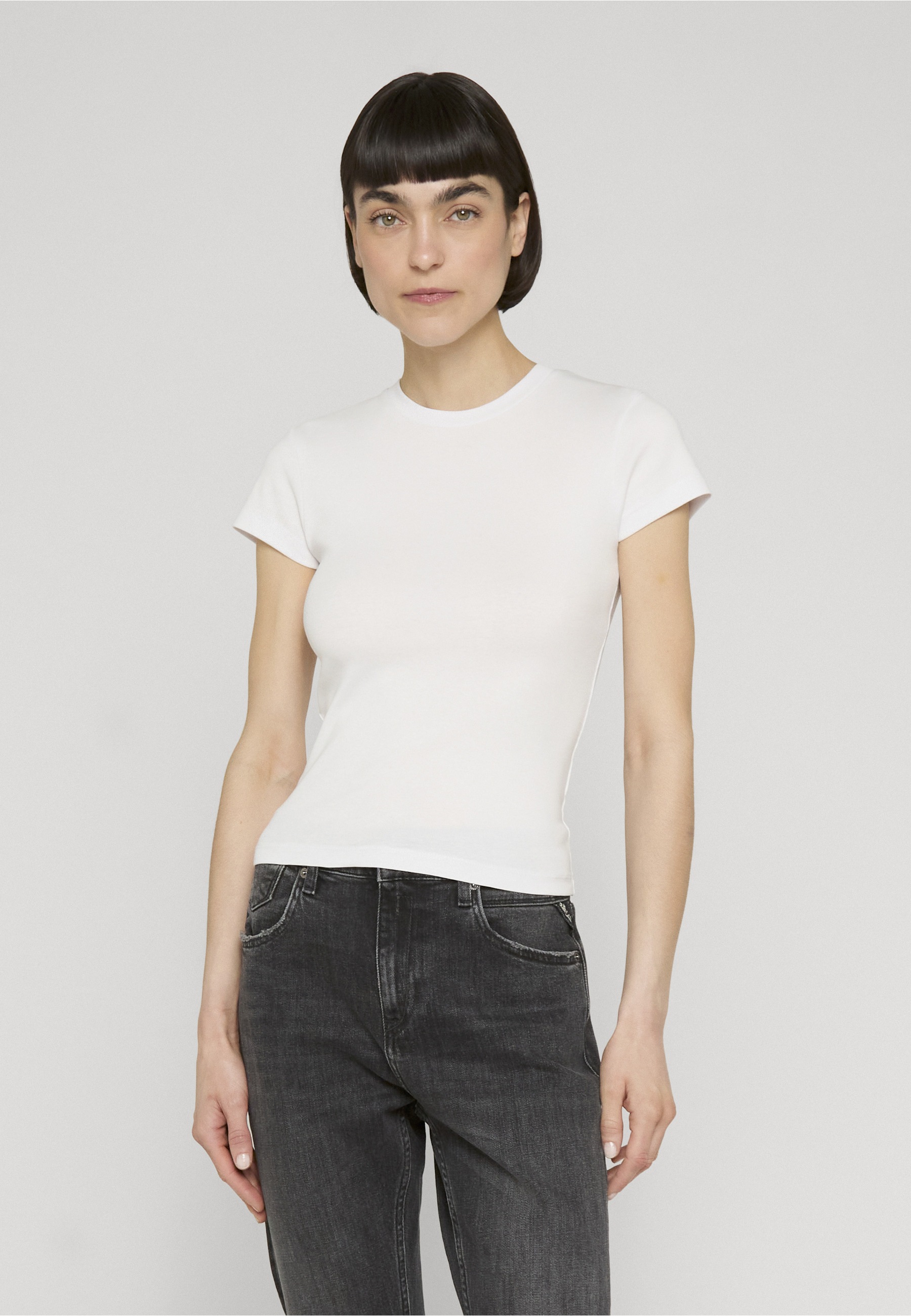 URBAN CLASSICS T-Shirt »Urban Classics Ladies Short Slim Tee 3-Pack« 1