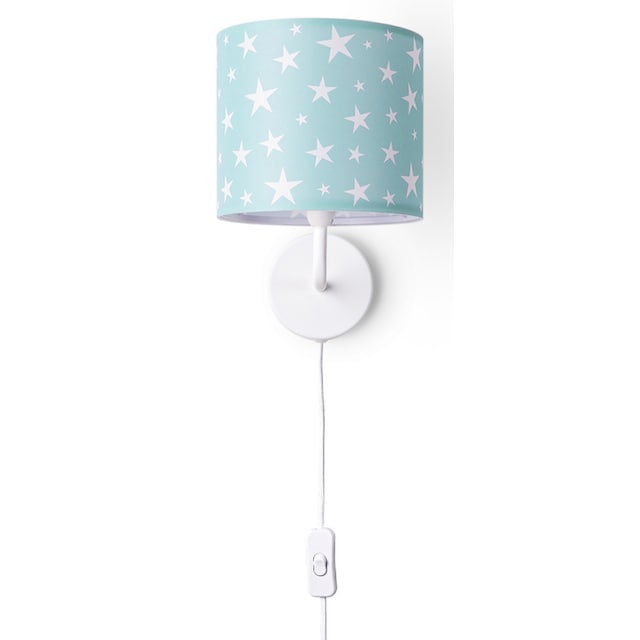 Paco Home Wandleuchte »Capri 315«, 1 flammig-flammig, Lampe Kinderzimmer  Babyzimmer âˆ…18cm Sterne Kabellänge 3m E14 | BAUR