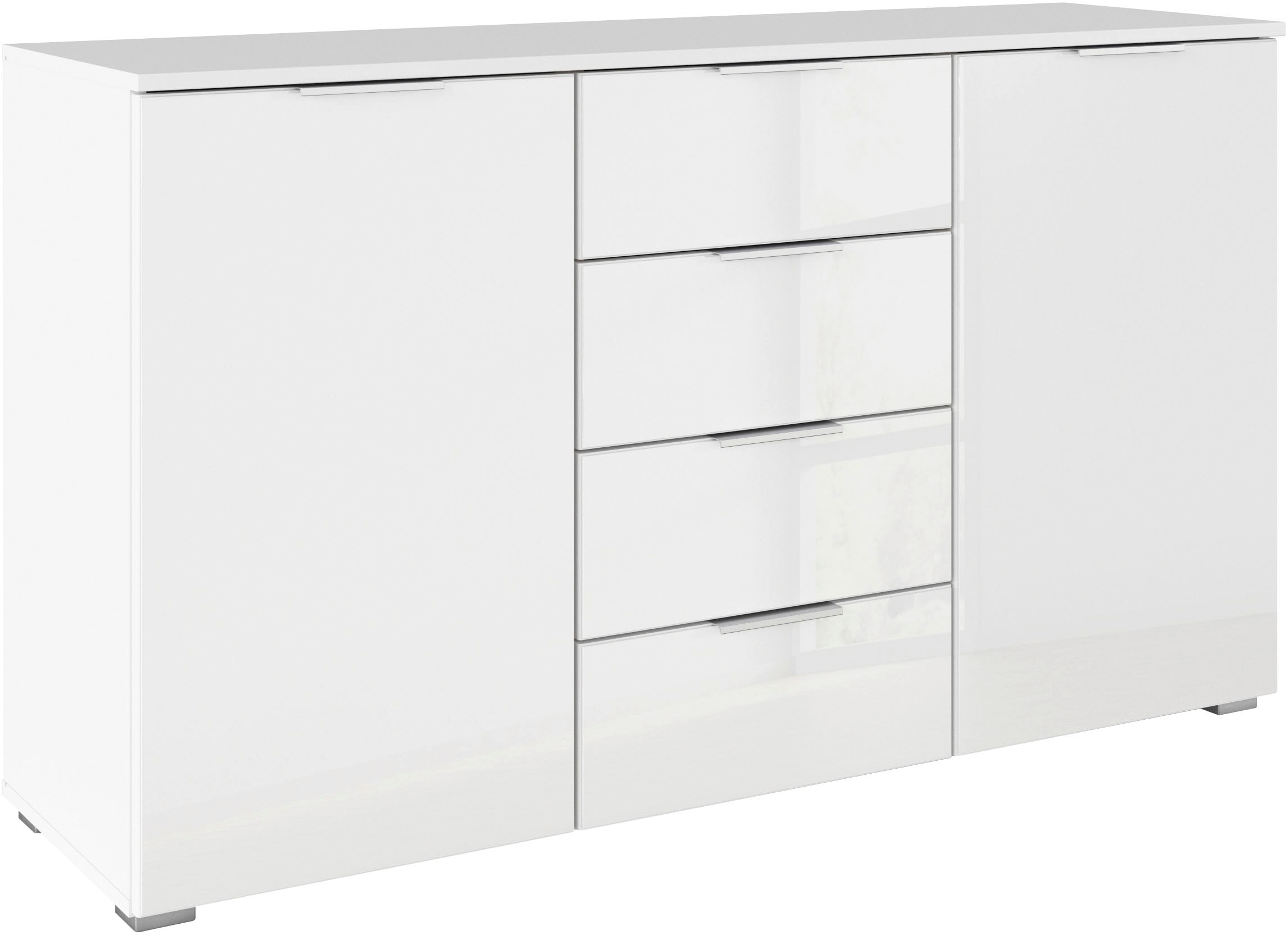 OTTO home "Sideboard Kombikommode Schubladenkommode AGORDO mit Glasfront" i günstig online kaufen