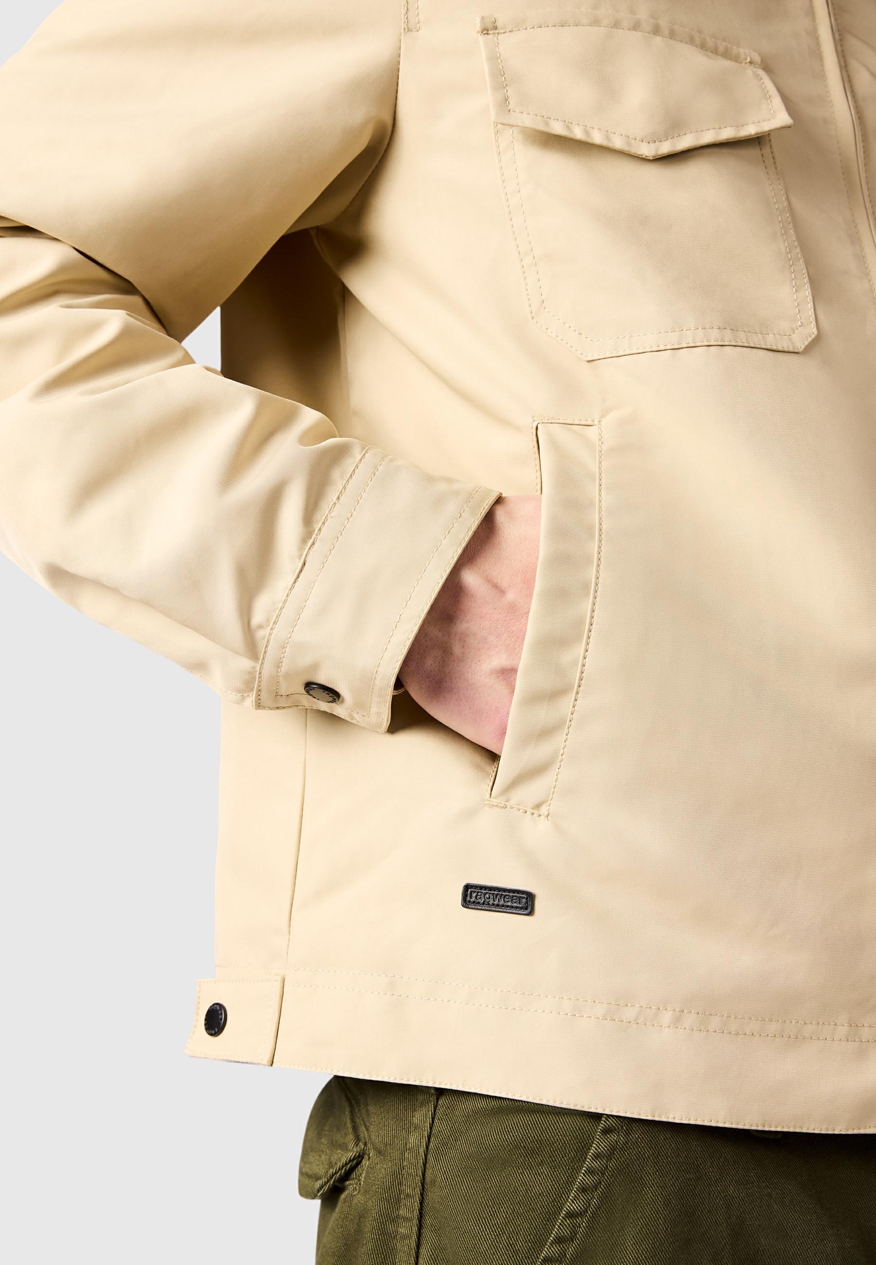 Ragwear Hemdjacke »Dyphner YOUMODO« ohne Kapuze Wasserabweisende Übergangsjacke mit Hemdkragen