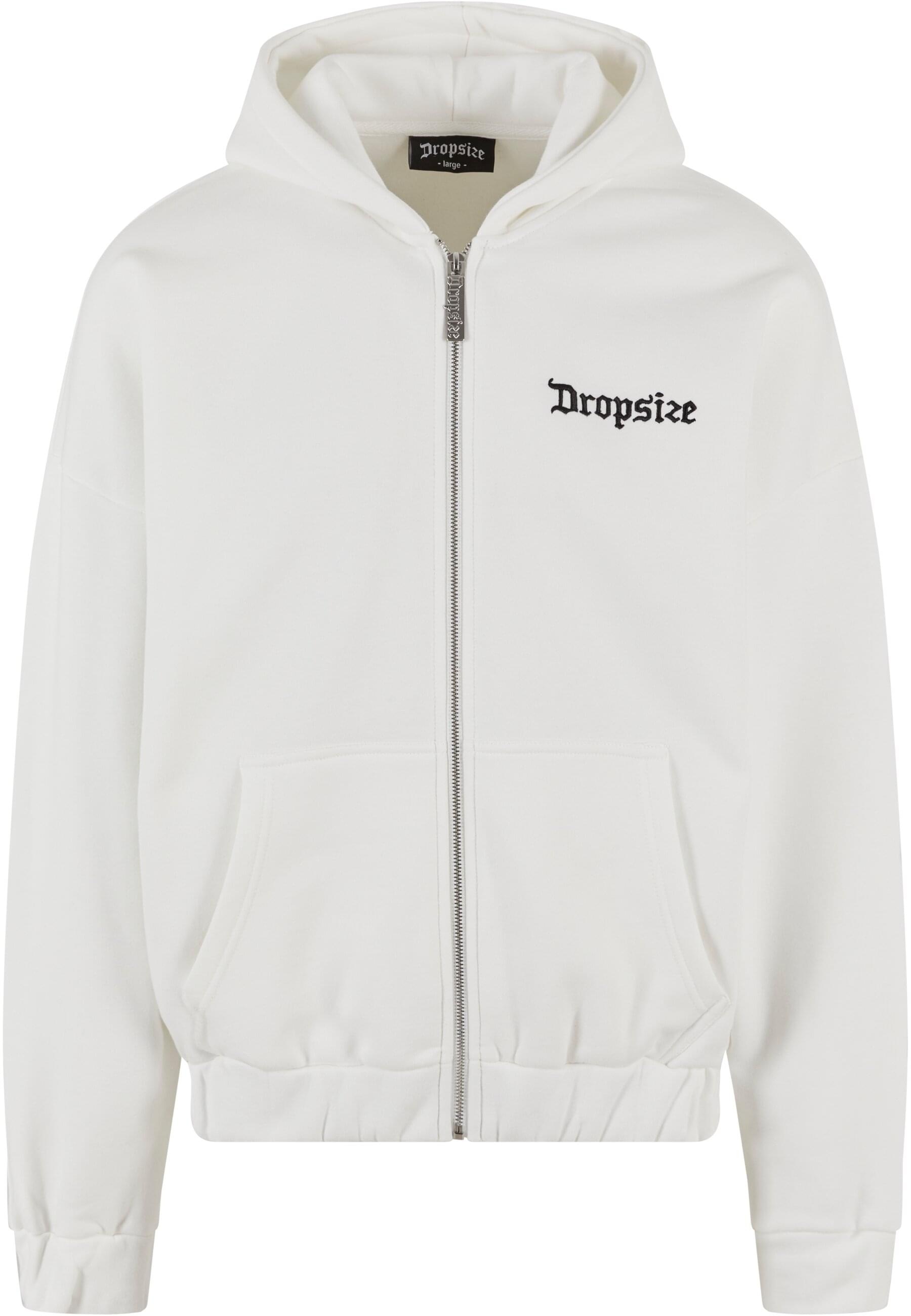 Dropsize Sweatjacke "Dropsize Herren Super Heavy Oversize Blank Zip Hoodie"