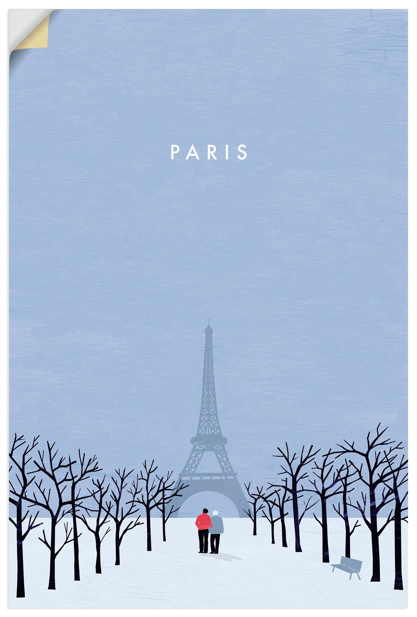 Artland Wandbild "Paris" 1 Stk. tlg. als Alubild, Leinwandbild, Poster, Wandaufkleber in verschied. Größen