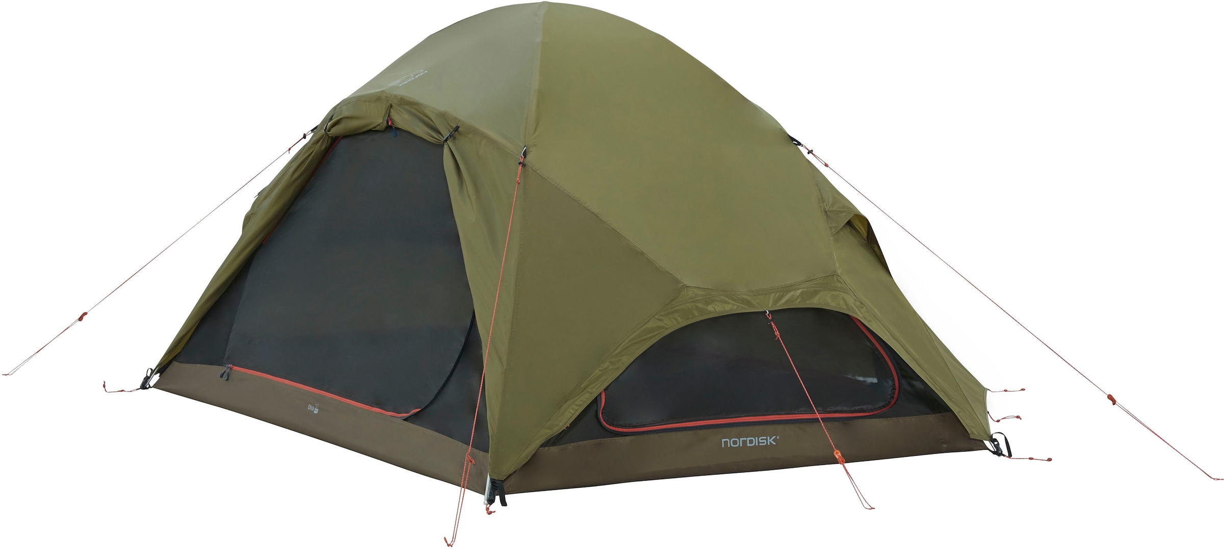 Nordisk Geodätzelt »Otra 2 PU Tent Dark Olive«, 2 St. Personen, (Packung, 1 tlg.)