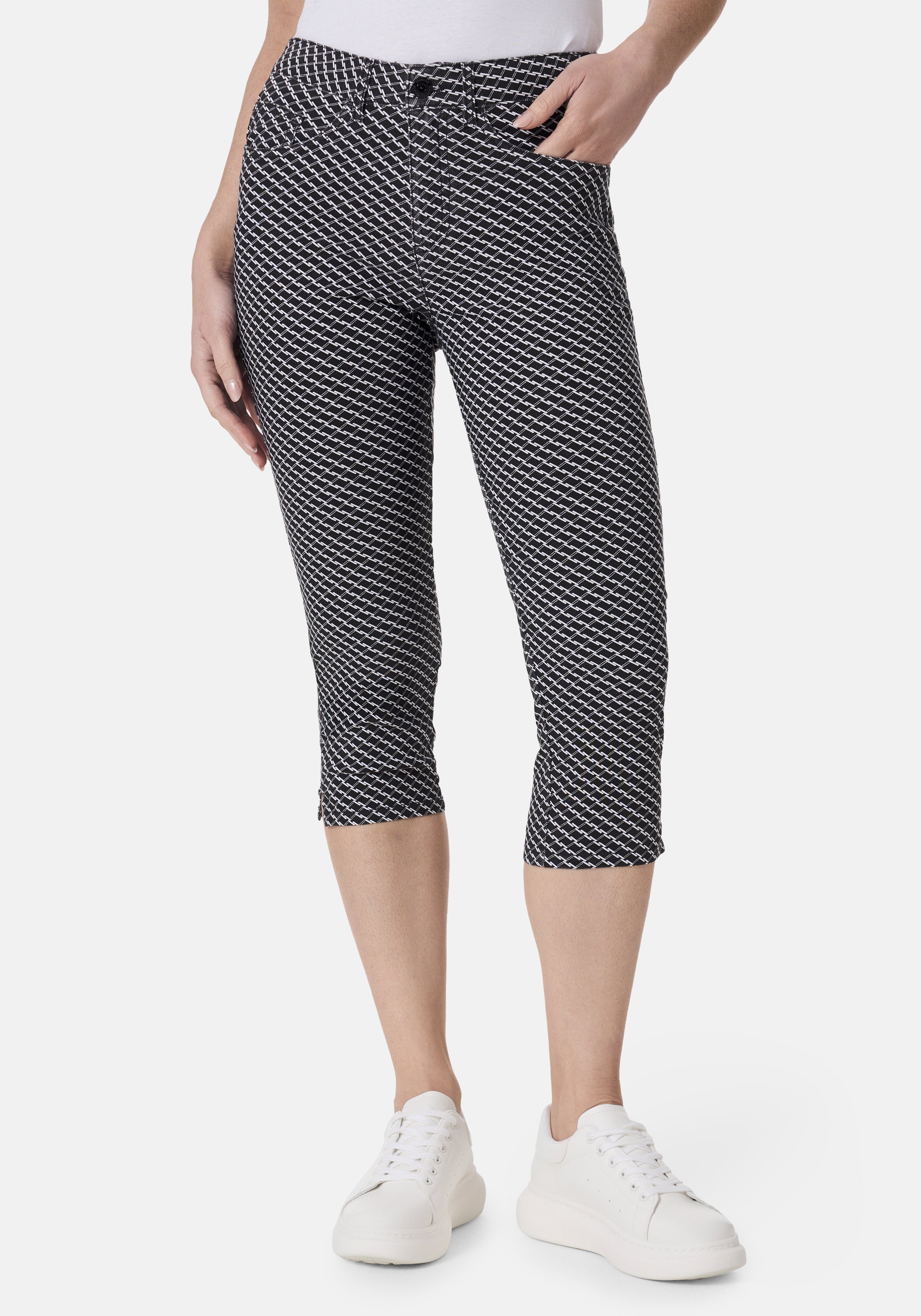 STOOKER WOMEN 7/8-Hose "Tahiti Print Capri Slim Fit", Capri Slim Fit Casual günstig online kaufen