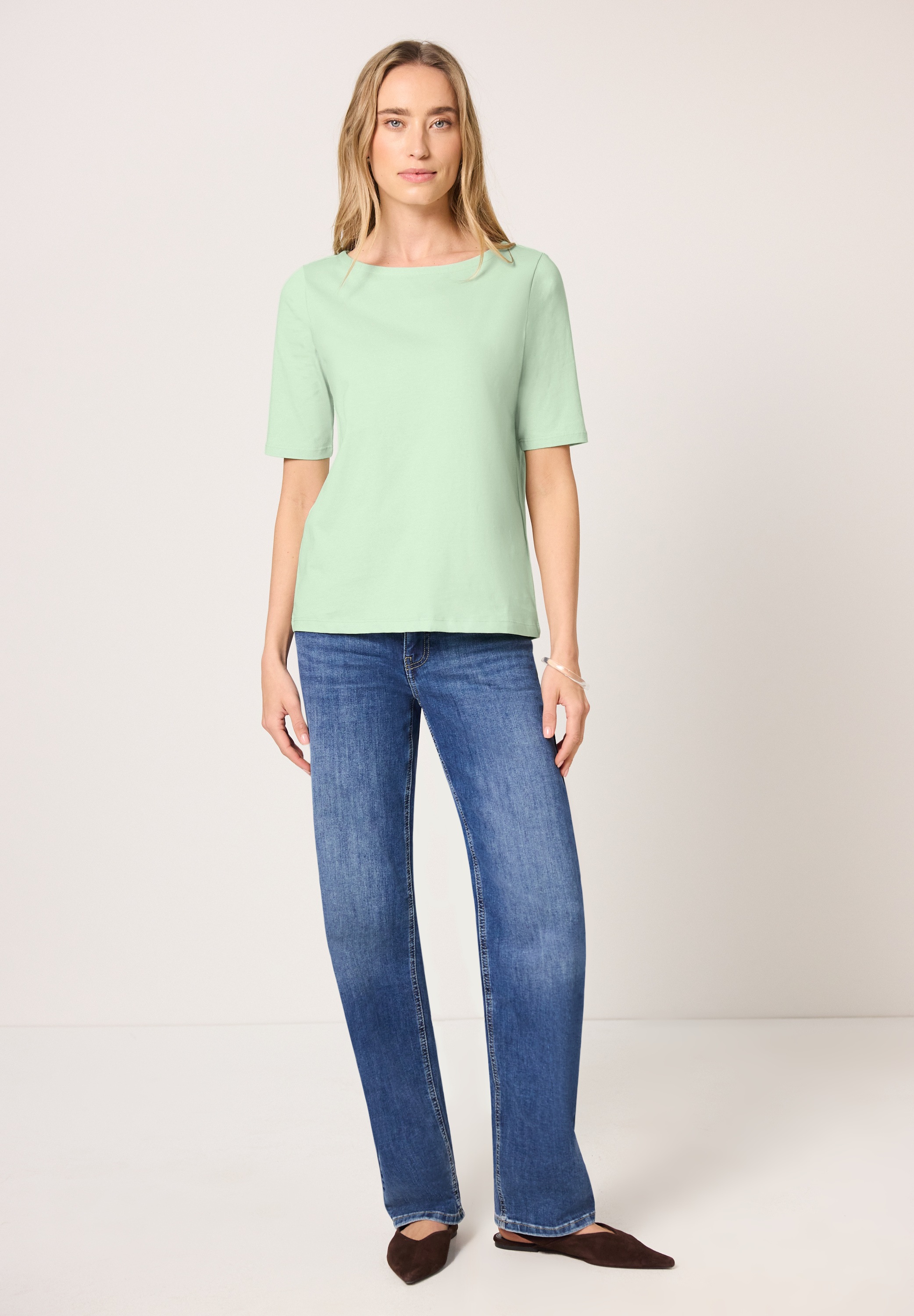 STREET ONE T-Shirt aus reiner Baumwolle