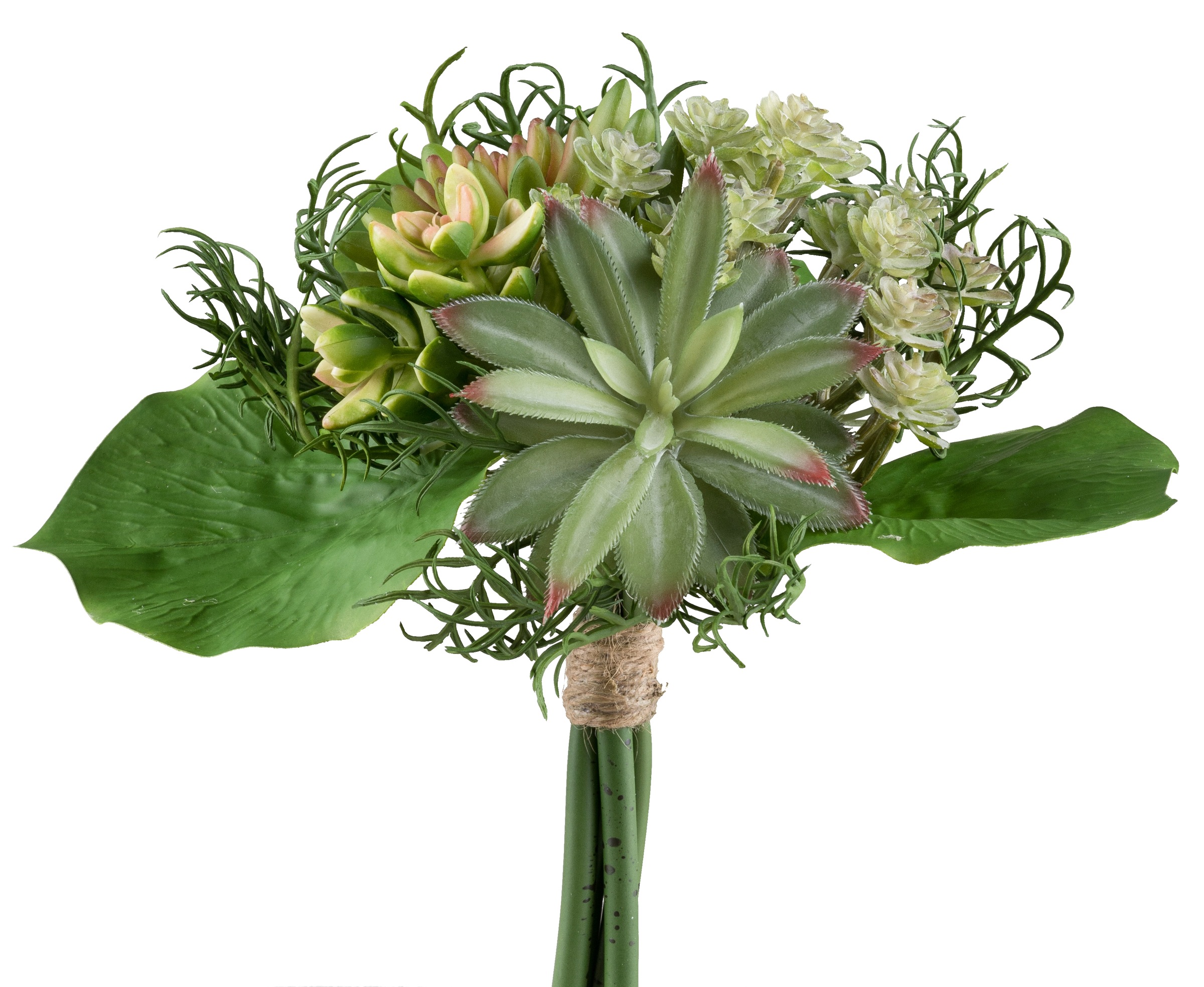 Creativ green Kunstpflanze "Sukkulenten-Bouquet", mit grünrosa Farbgebung günstig online kaufen