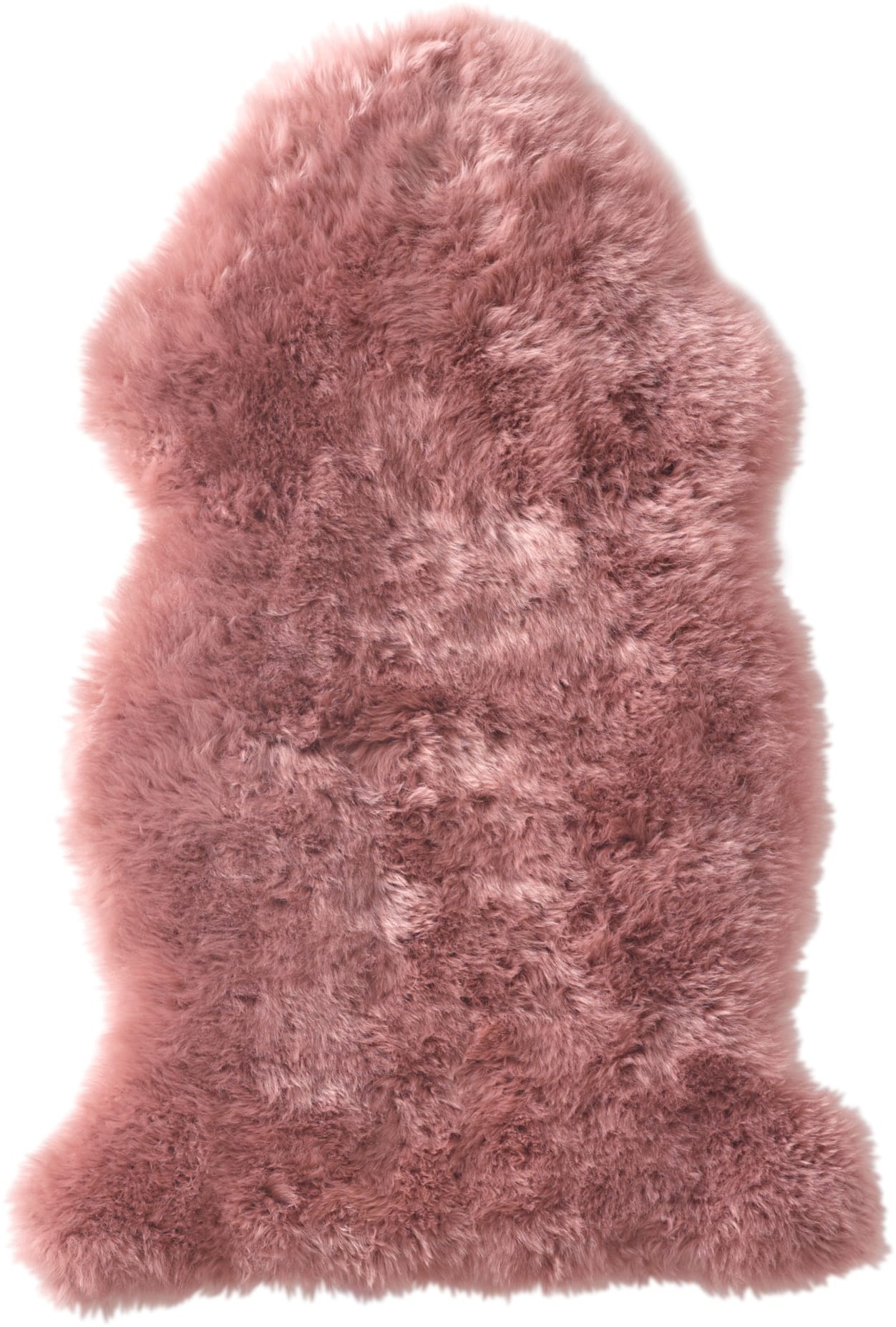 Teppich HEINE HOME Gr. 1, lila (mauve), B:68cm H:70mm L:100cm, Lammfell, Lammwolle, Teppiche, Fellteppich Schurwollteppich Teppich 3