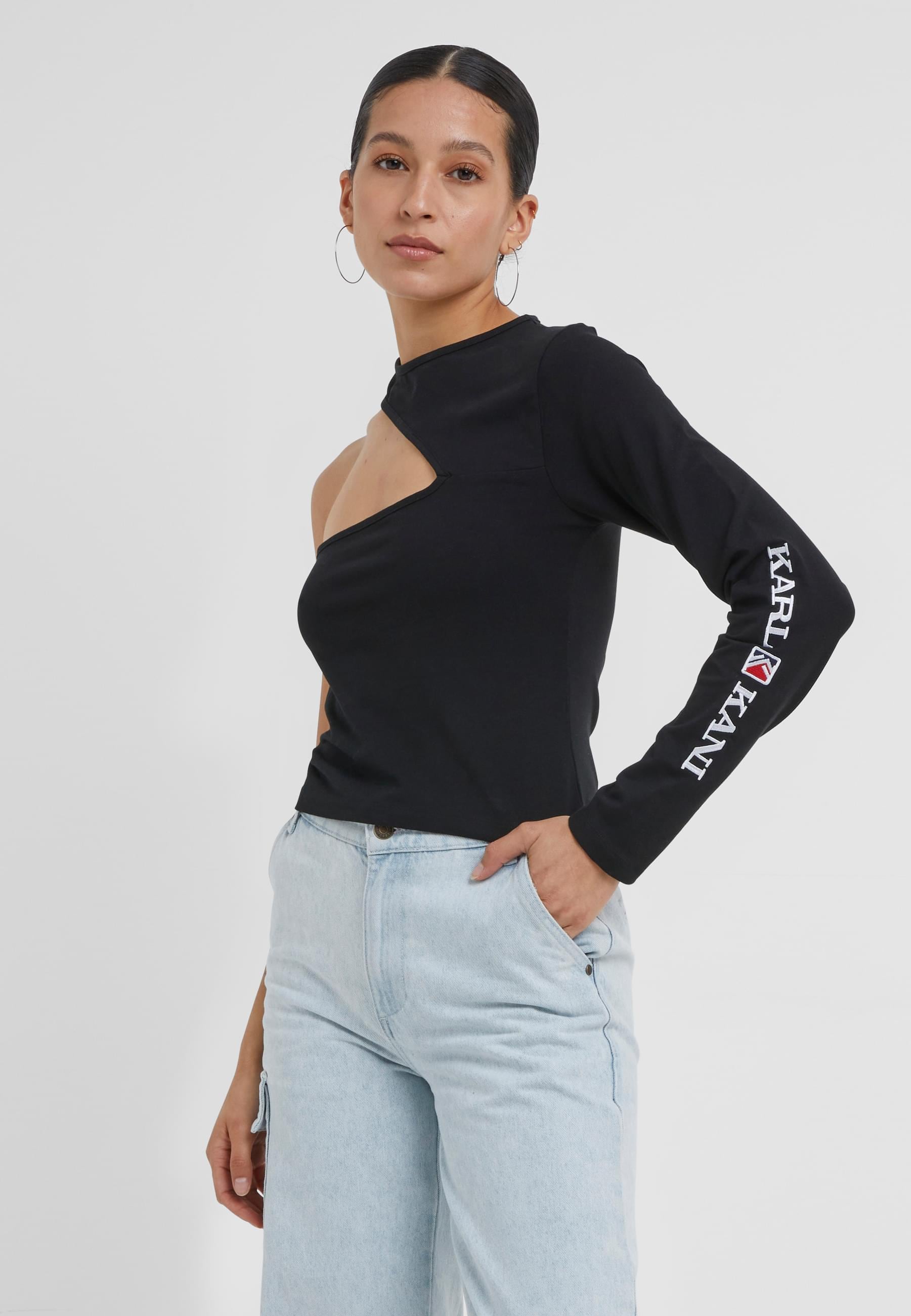 Karl Kani Muskelshirt »Karl Kani KK Retro One Shoulder Top«, (1 tlg.)