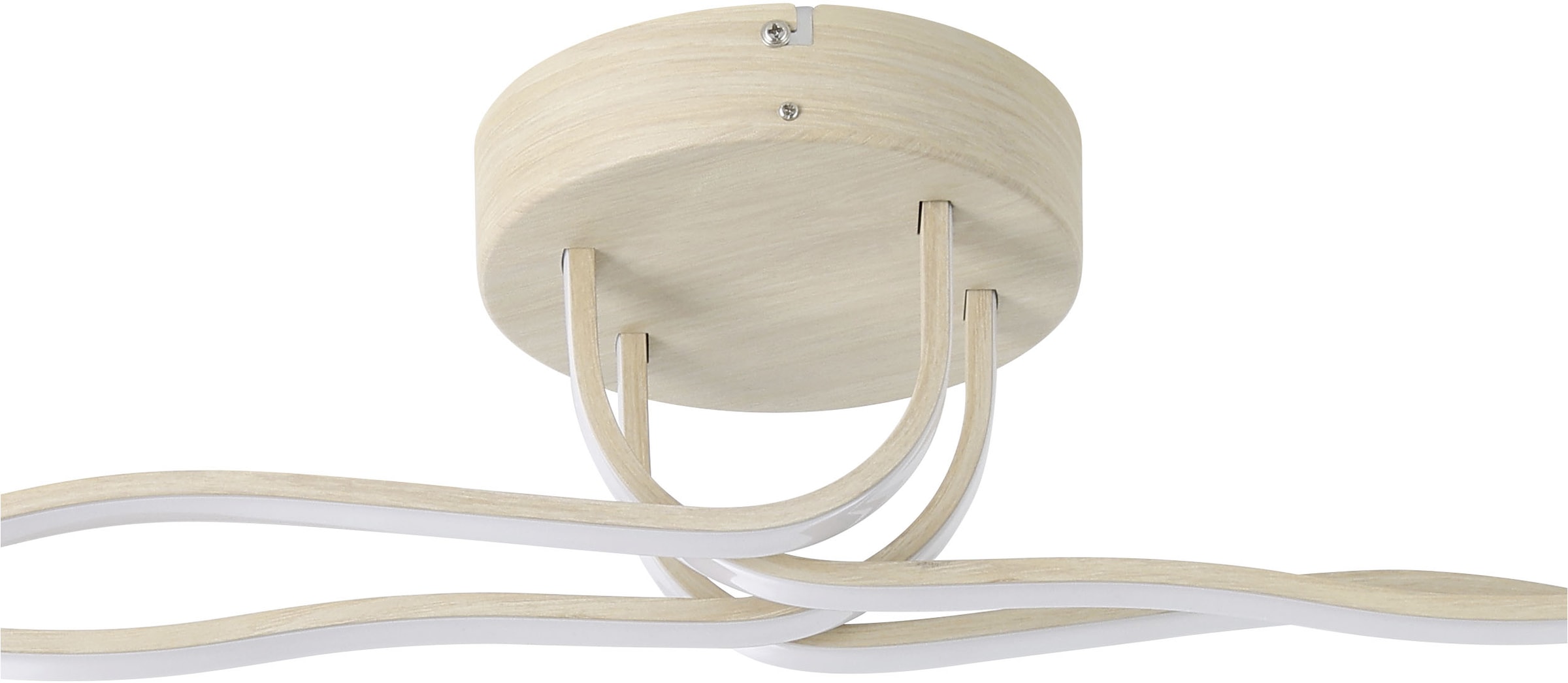 EGLO Deckenleuchte »RONCADE 2 Wand- / Deckenlampe - Stahl, Alu - LED - 37W - IP20« LED-Modul 1 Stk. Warmweiß Wohzimmerlampe, Esszimmerlampe, Flur, Schlafzimmer, L110xB16xH18,5 cm