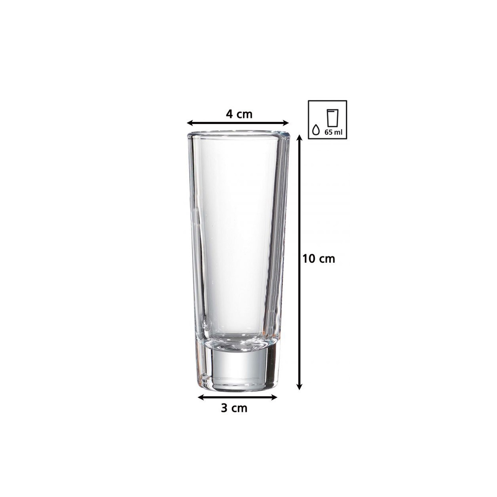 Thumbnail - Ritzenhoff & Breker Schnapsglas "Schnapsgläser Skol 65 ml 36er Set transparent"