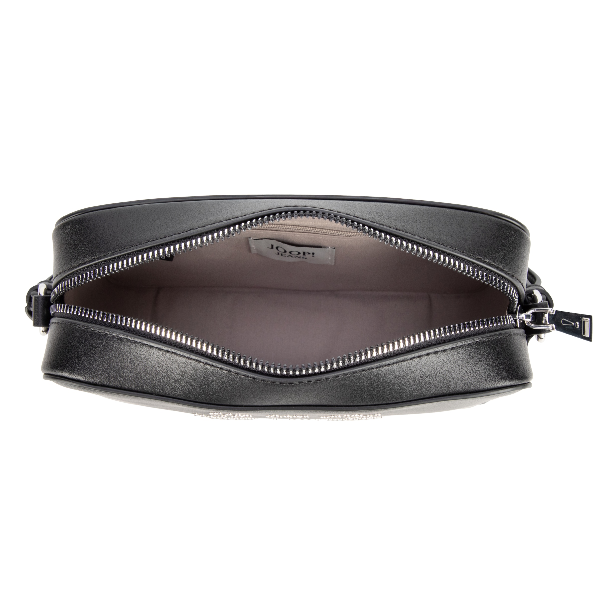 Joop Jeans Schultertasche »giro borchia cloe shoulderbag shz« Damen Umhängetasche, Logoschriftzug mit Nieten besetzt