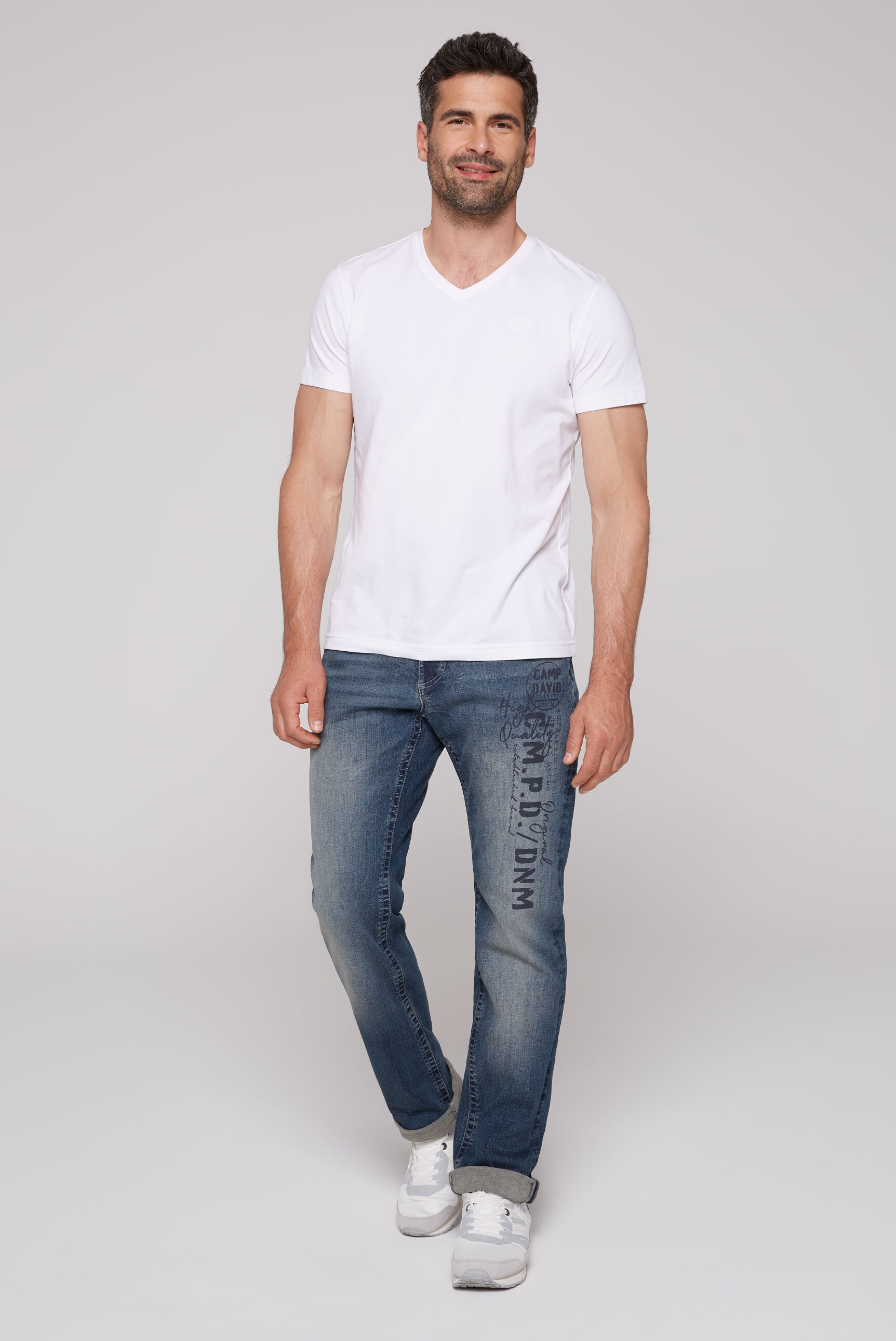 CAMP DAVID Regular-fit-Jeans, mit breiten Nähten