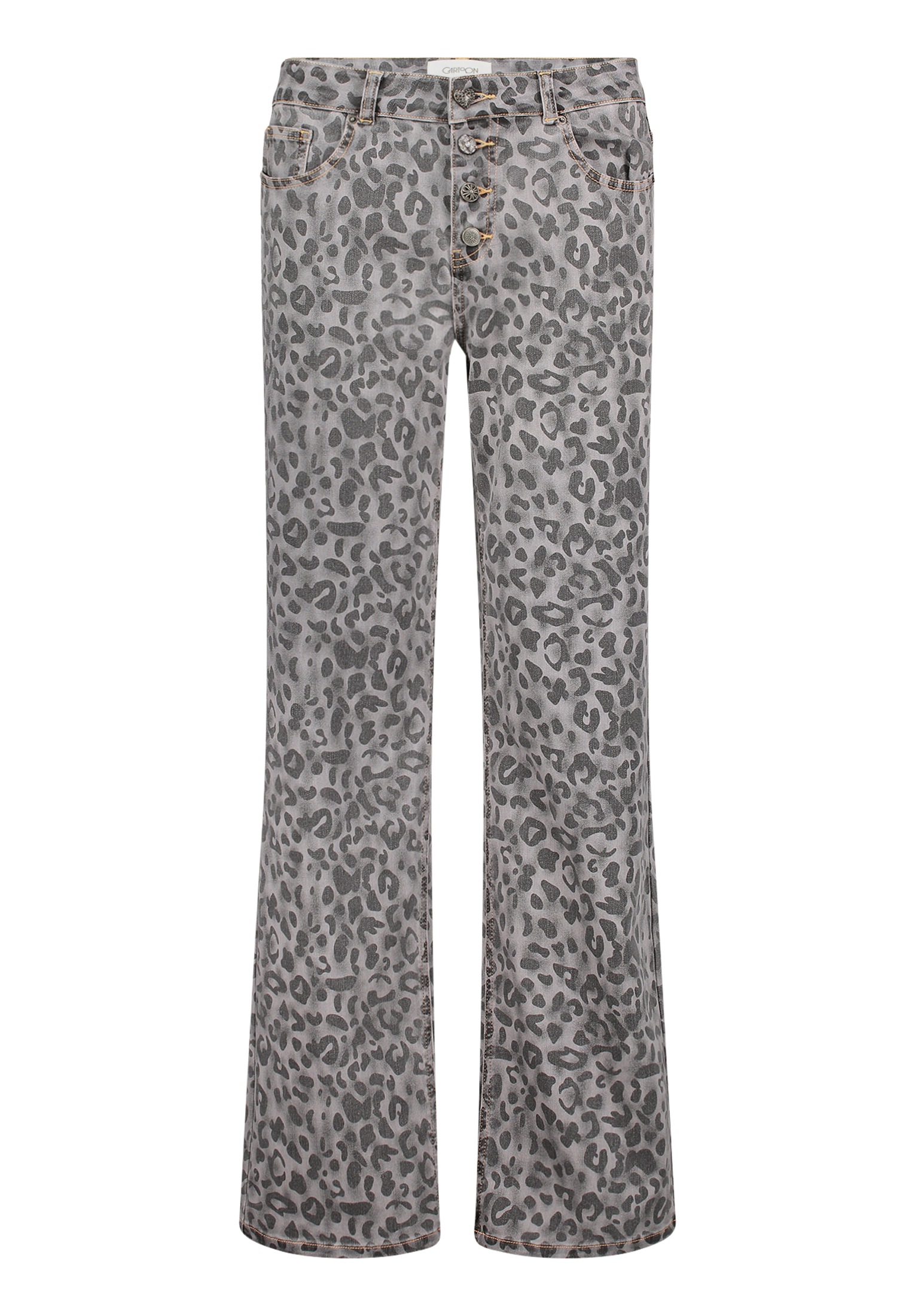 Cartoon Stretch-Jeans »Damen mit Muster«