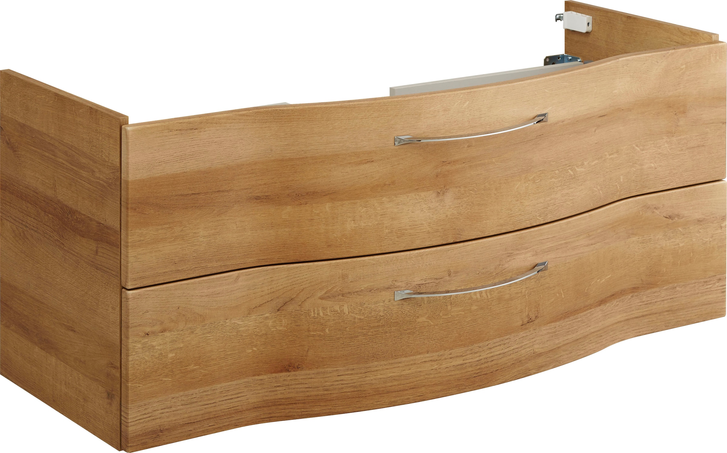 Saphir Badmöbel-Set »6005 Sprint 3-teilig, Keramik-Waschtisch mit LED-Spiegelschrank«, (4 St.), Unterschrank, inkl. Türdämpfer, 4 Türen, 3 Schubladen, Bad-Set