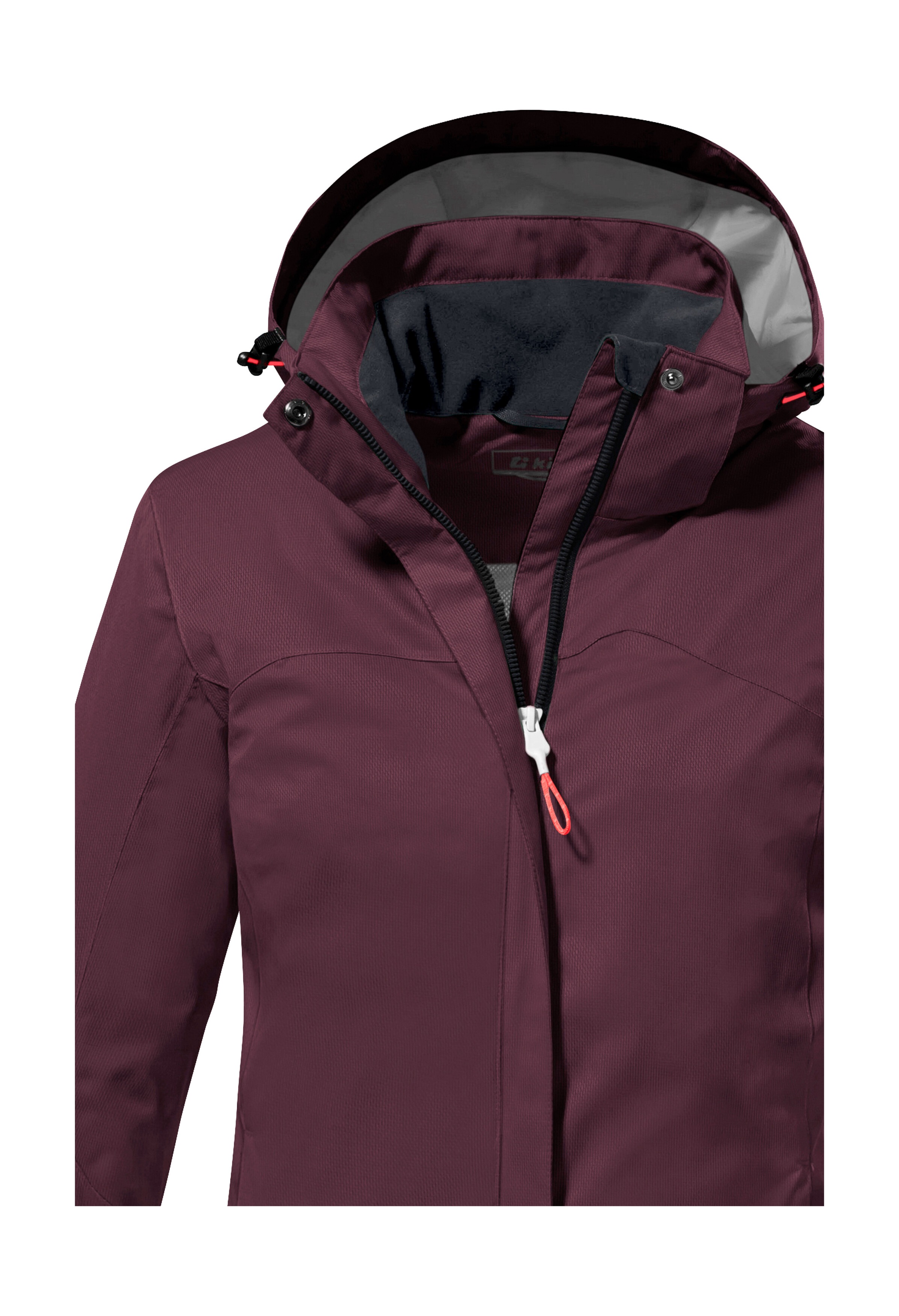 Thumbnail - Killtec Outdoorjacke "KOS 133 WMN JCKT", Wasser- und winddichte Damenjacke mit abnehmbarer Kapuze, PFAS-frei